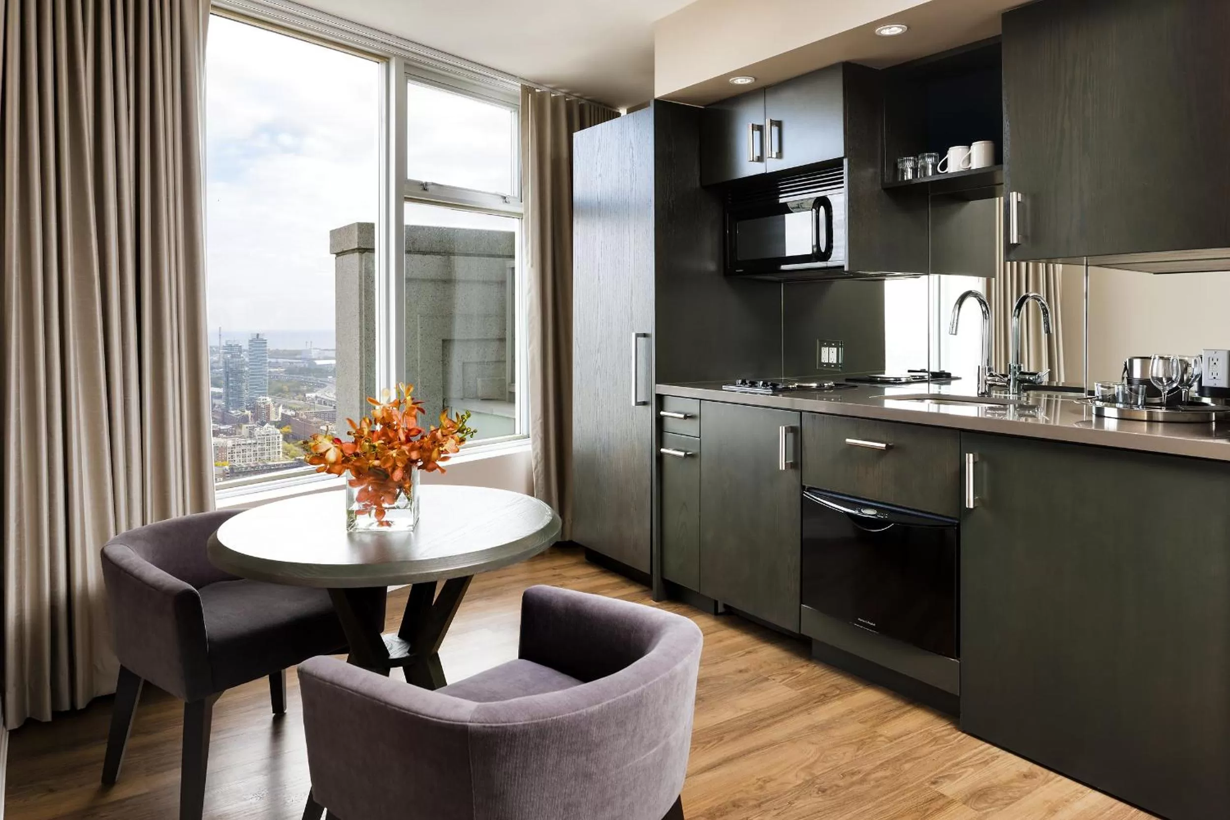 Kitchen or kitchenette in One King West Hotel and Residence