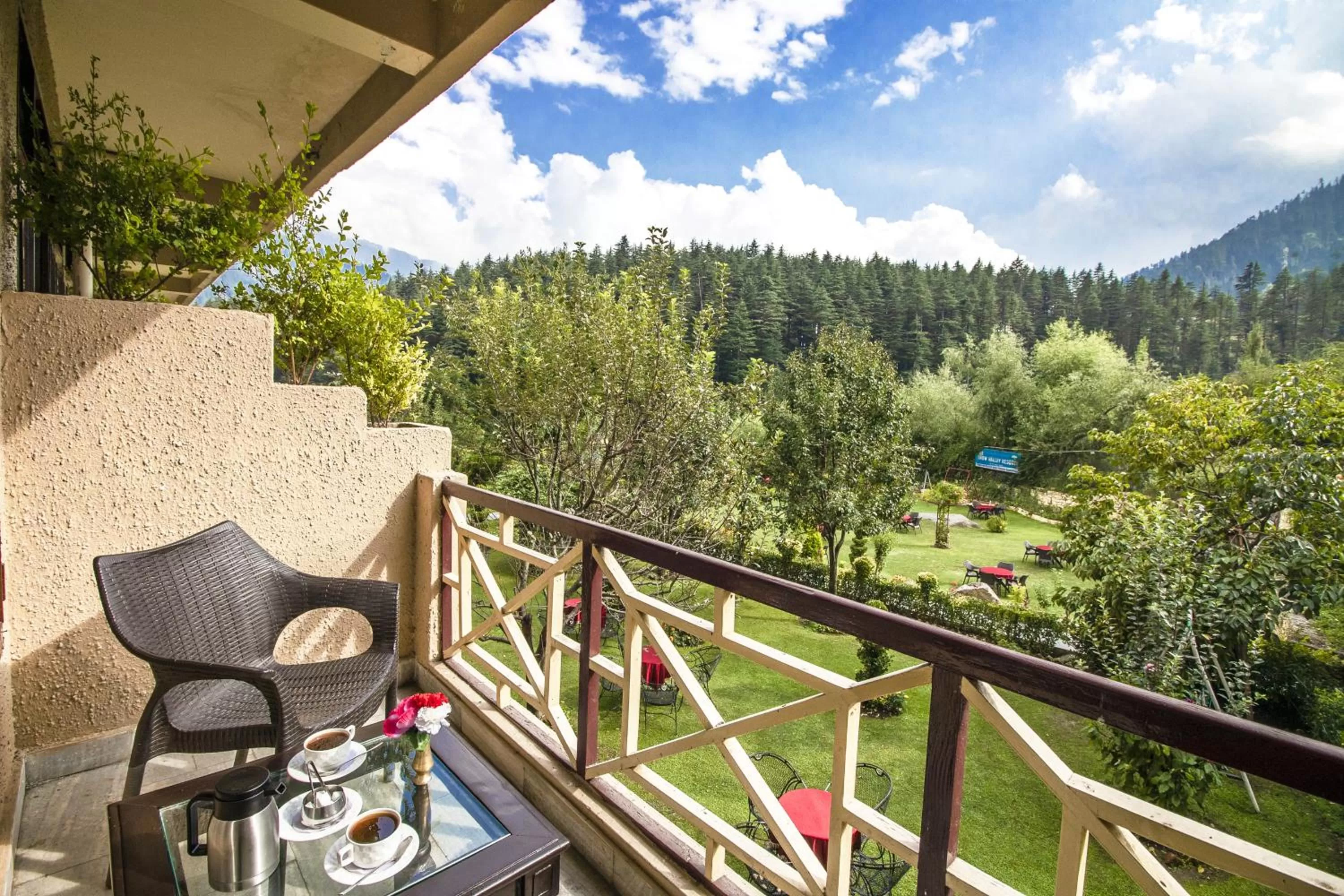 Balcony/Terrace in Snow Valley Resorts & Spa Manali