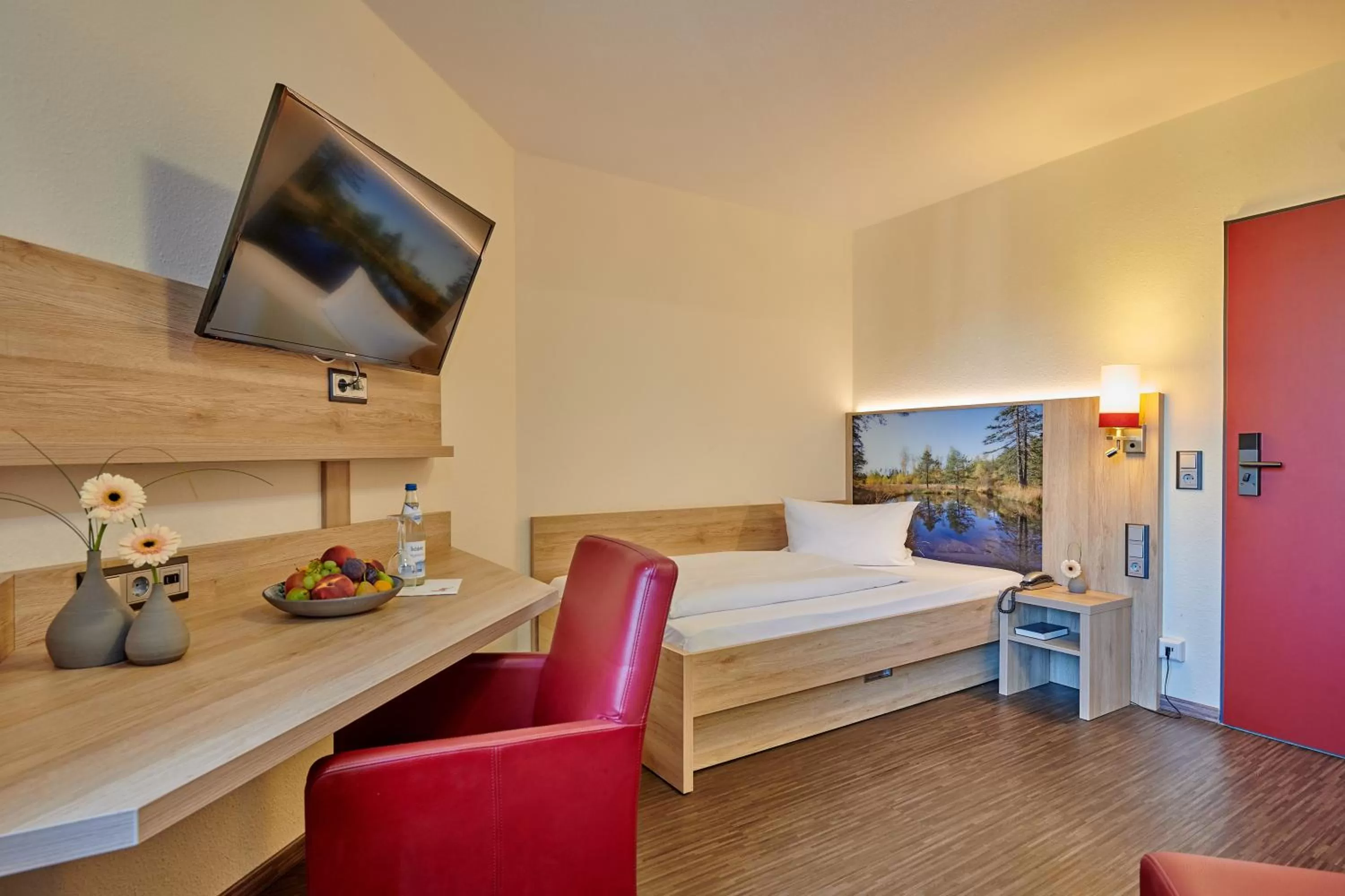 TV and multimedia, Bed in Ringhotel Gasthof Hasen