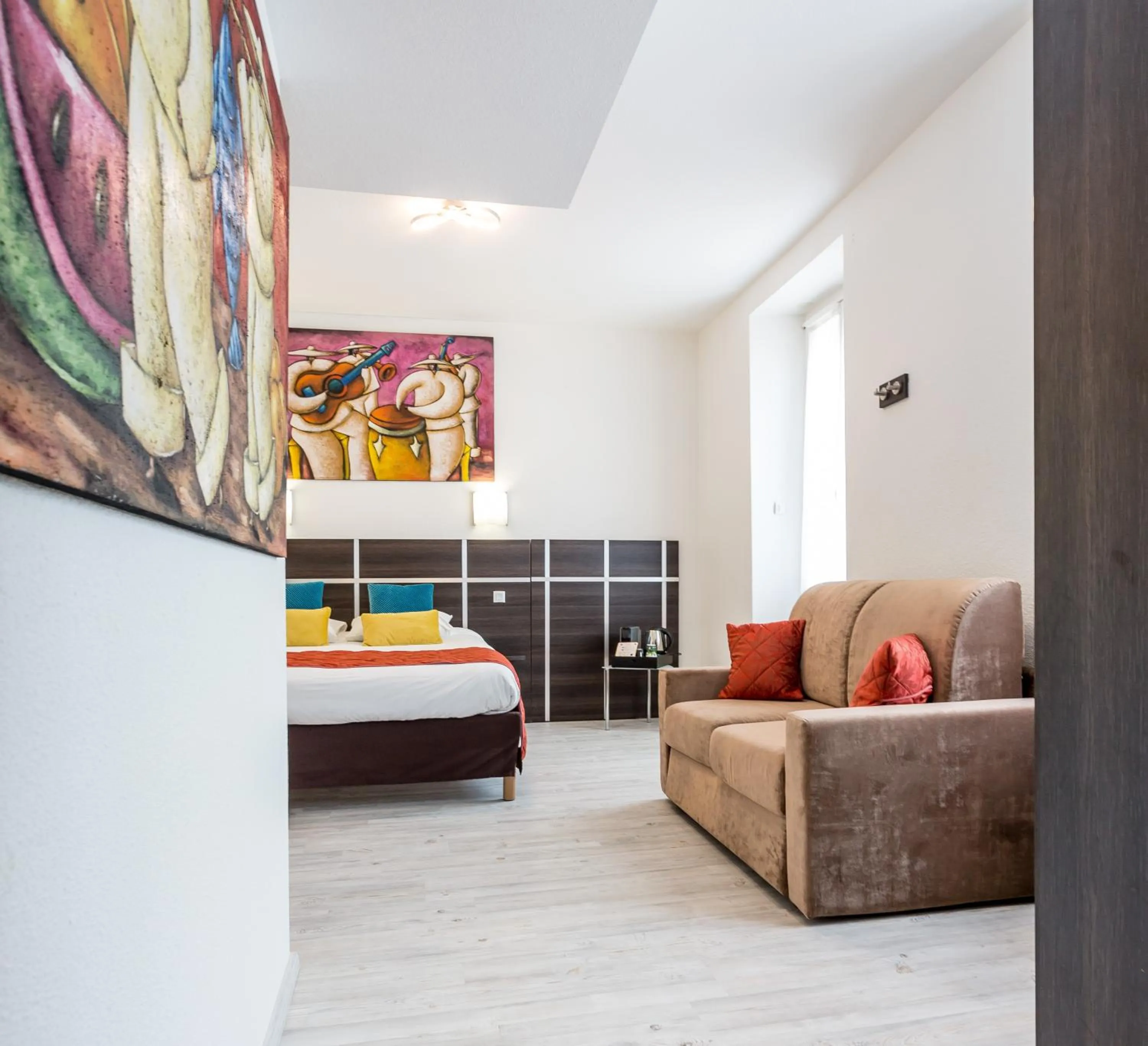 Bed in Hotel Le Centre