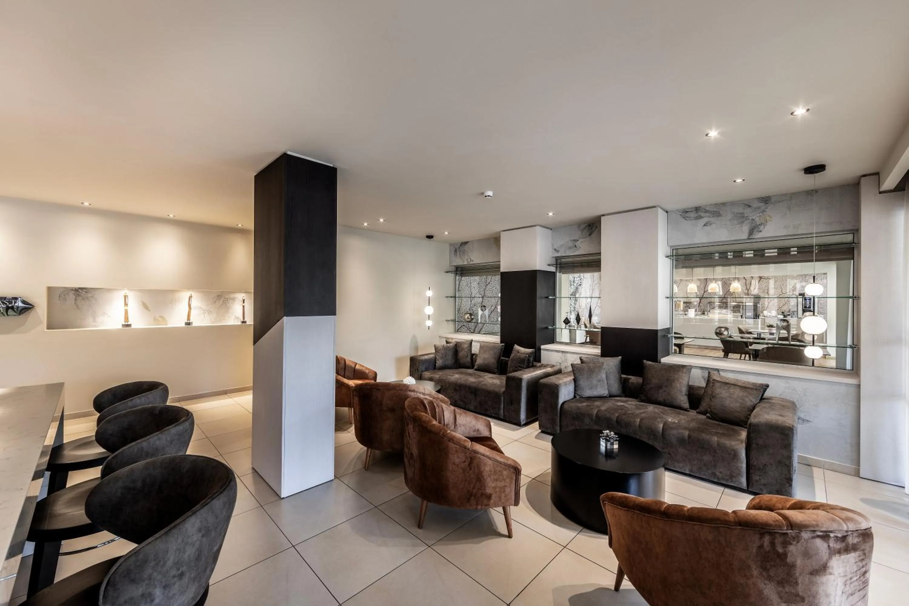 Seating area in Almond Business Hotel