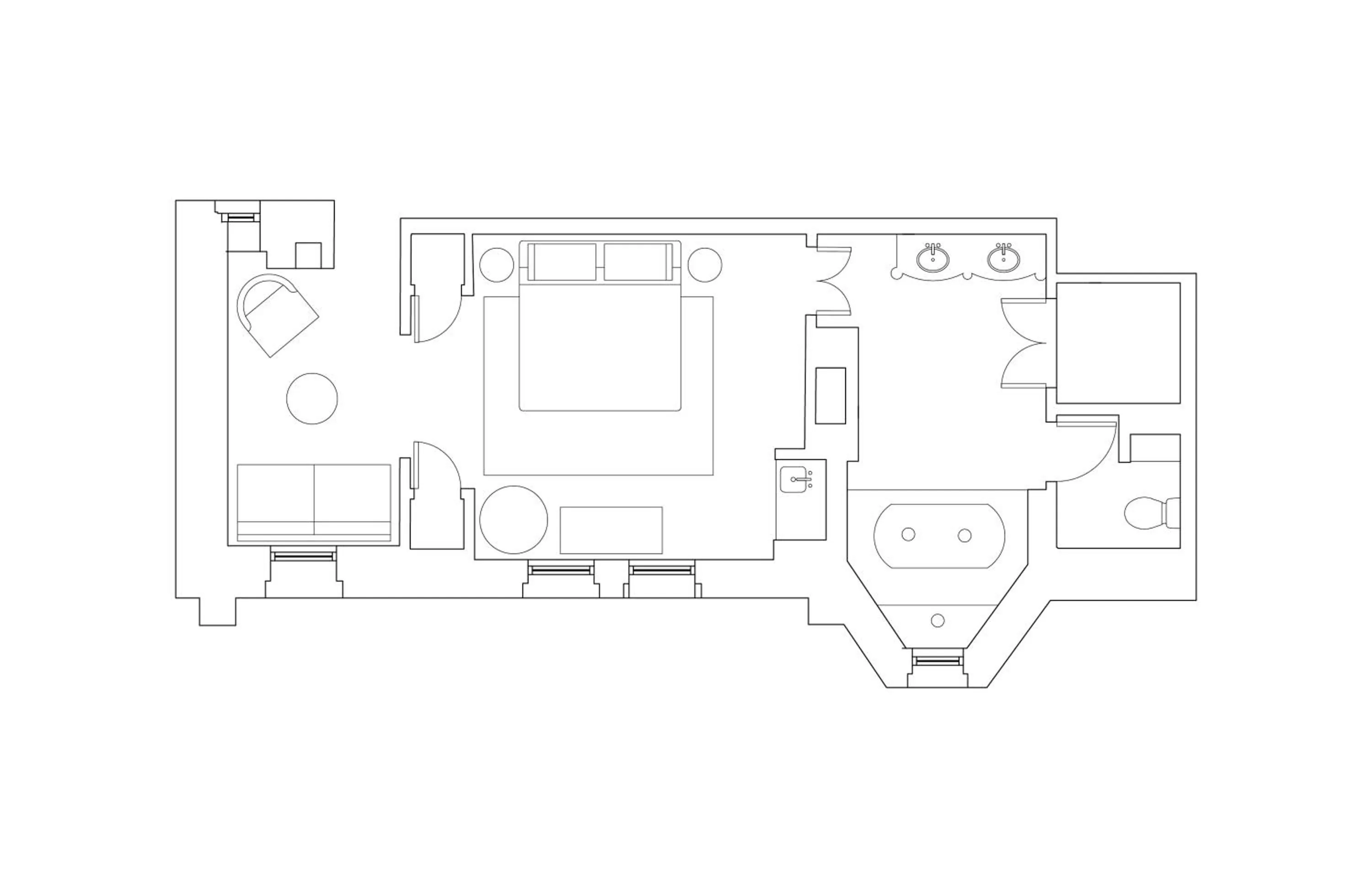 Floor plan in Blind Tiger Asheville