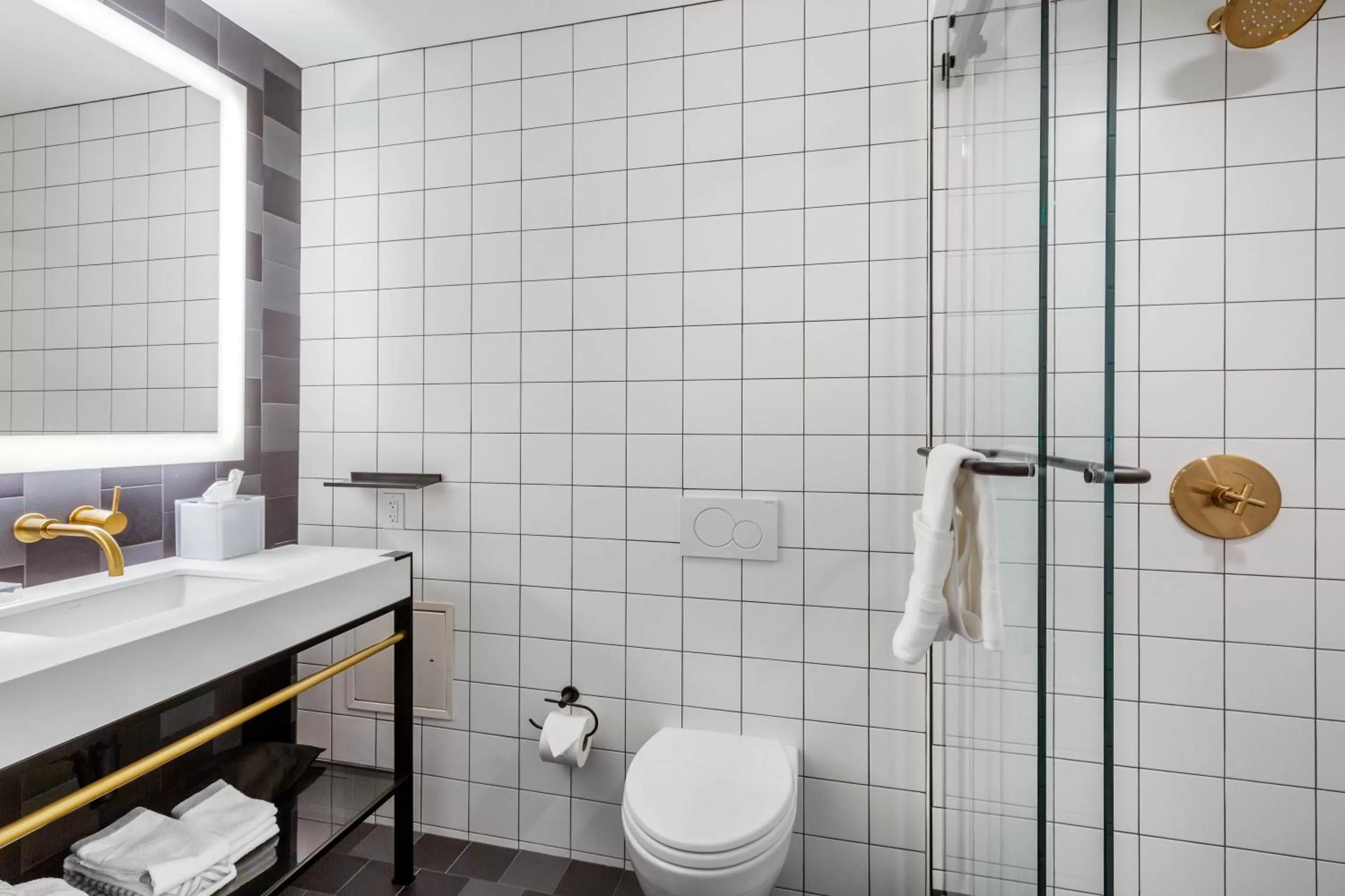 Bathroom in Cambria Hotel Boston Downtown - Seaport