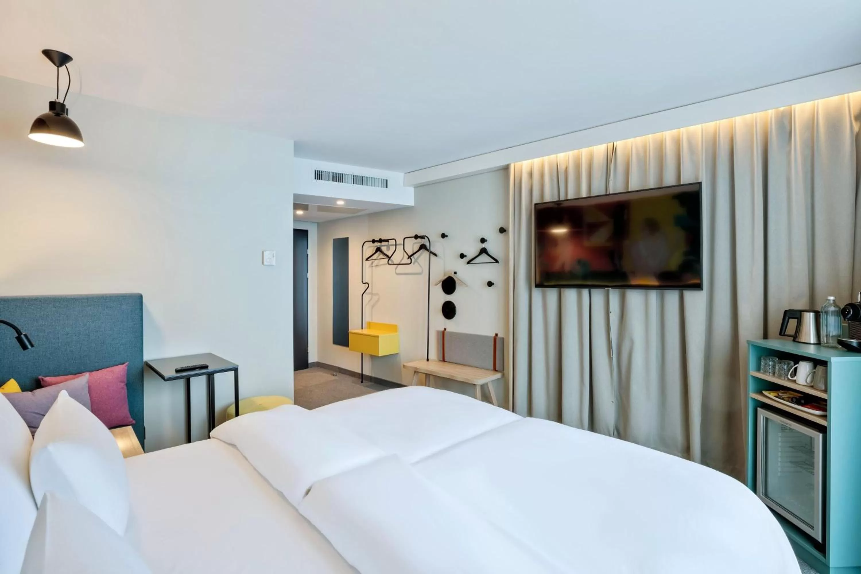 Bed in BASSENA Wien Messe Prater