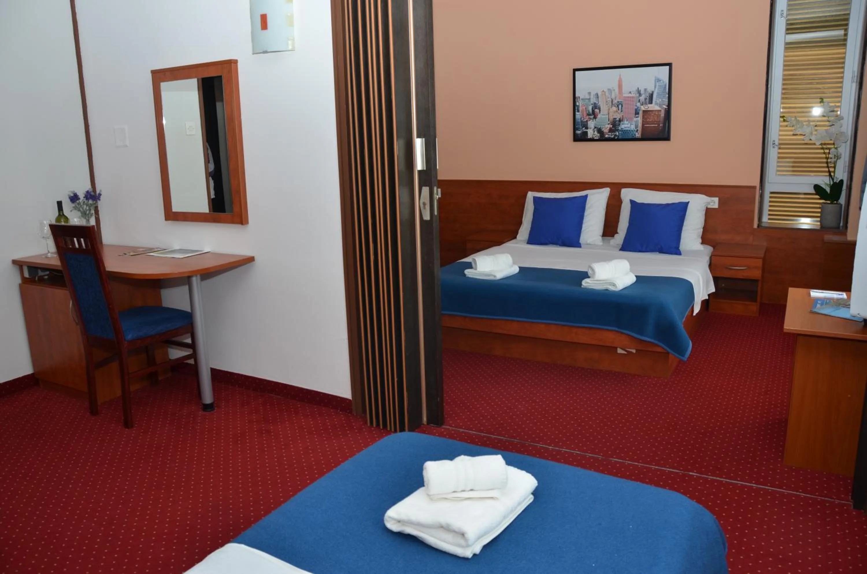 Bed in Liberty Hotel