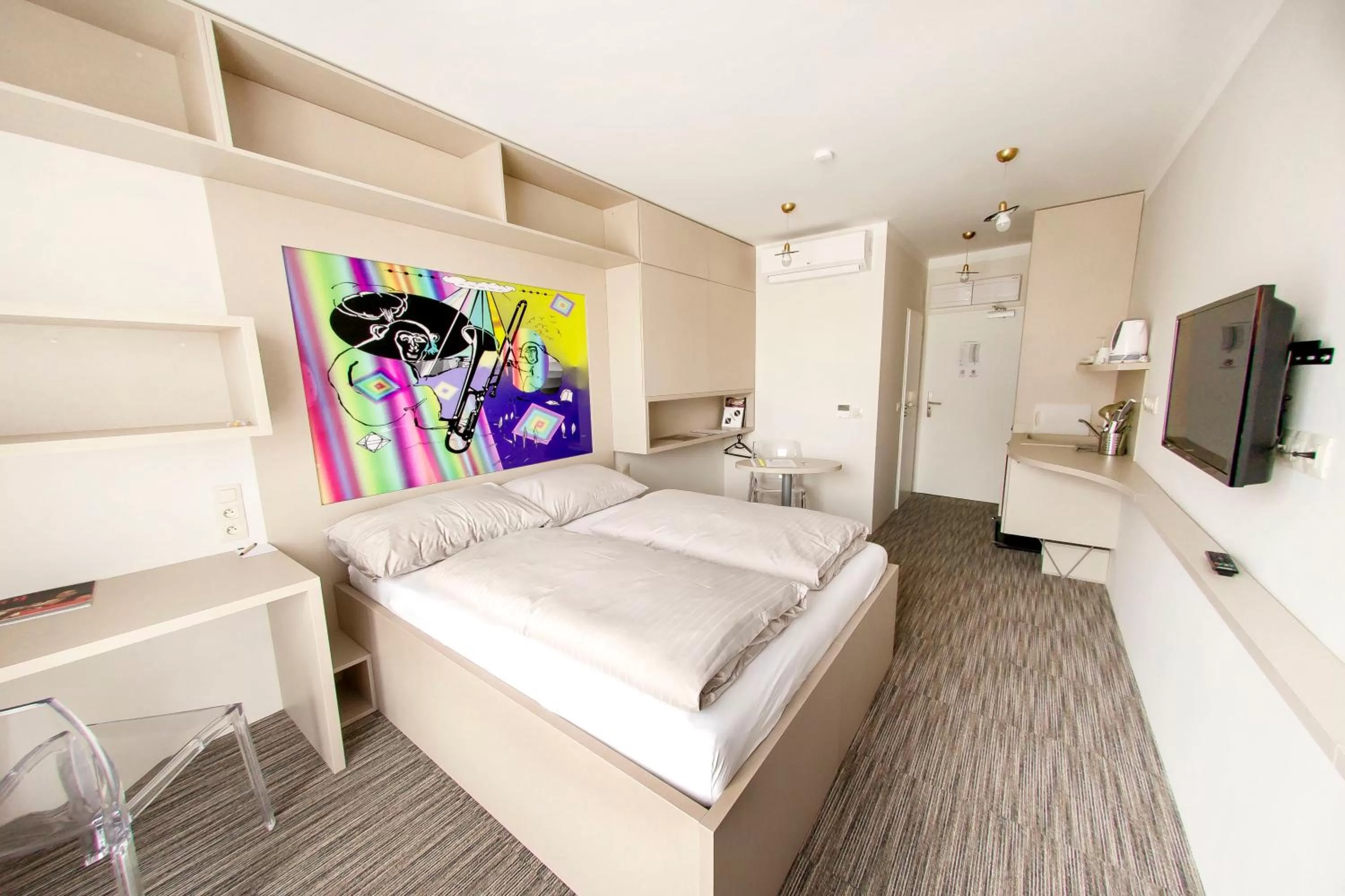 Bed in Smarthotel Nezvalova Archa