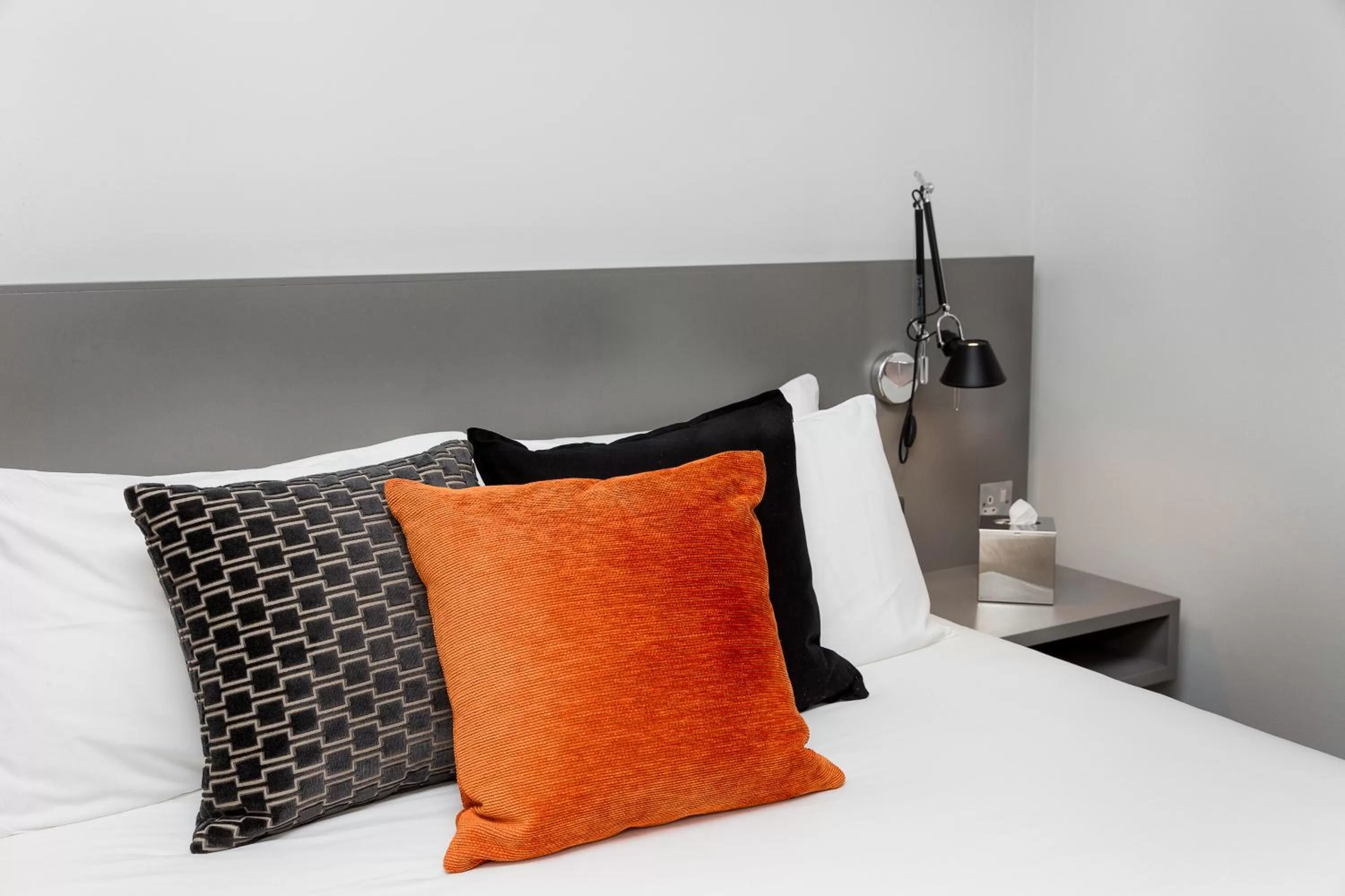 Decorative detail, Bed in Hotel 55