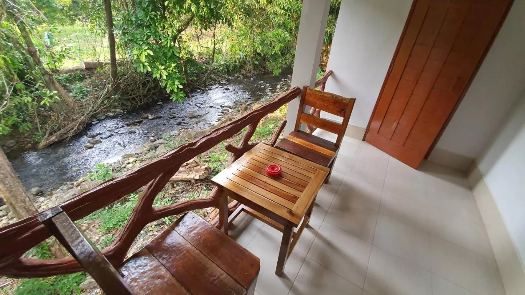 Living room in Tree Tops River Huts
