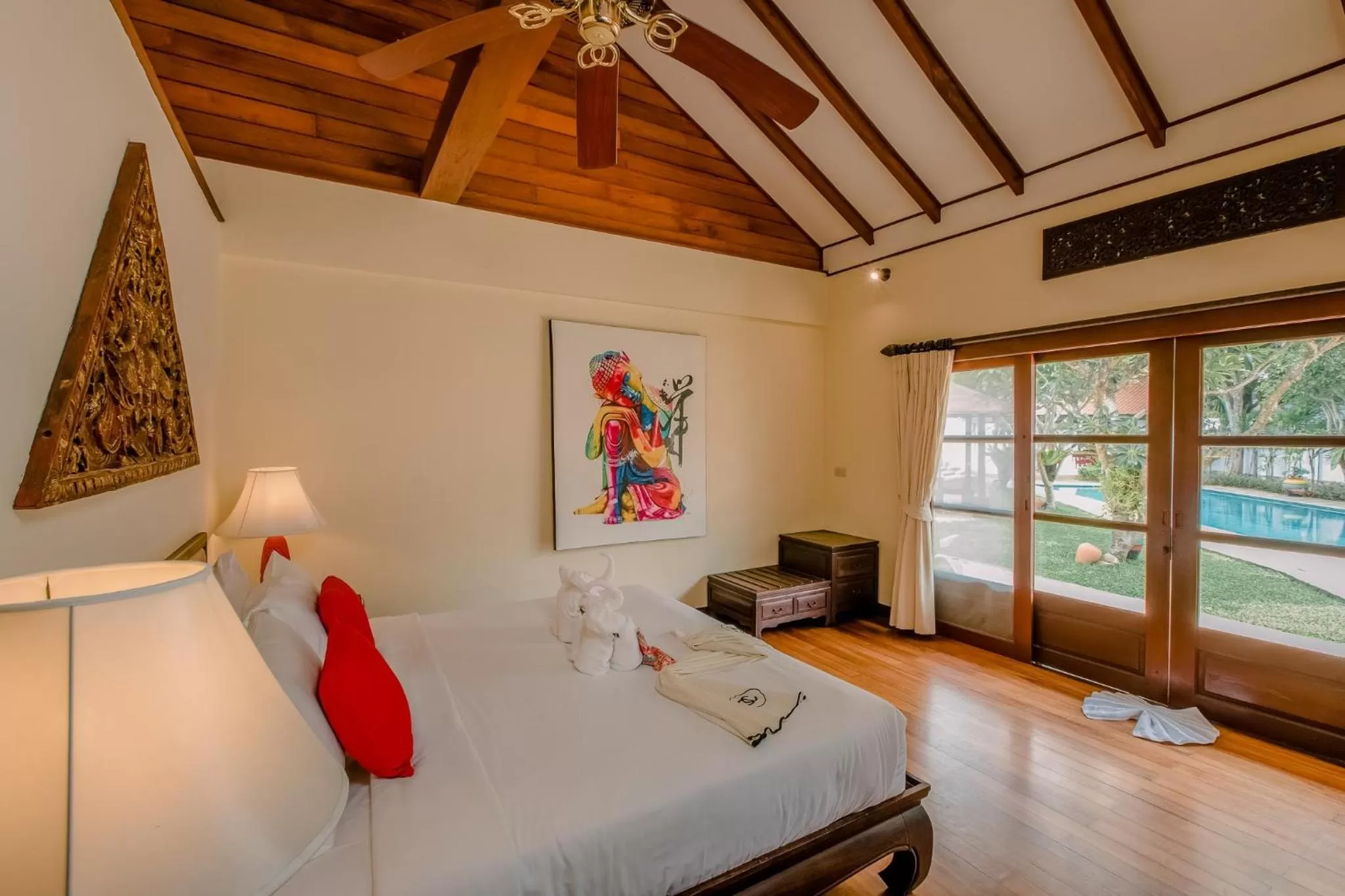 Bedroom, Bed in The Privilege Hotel Ezra Beach Club