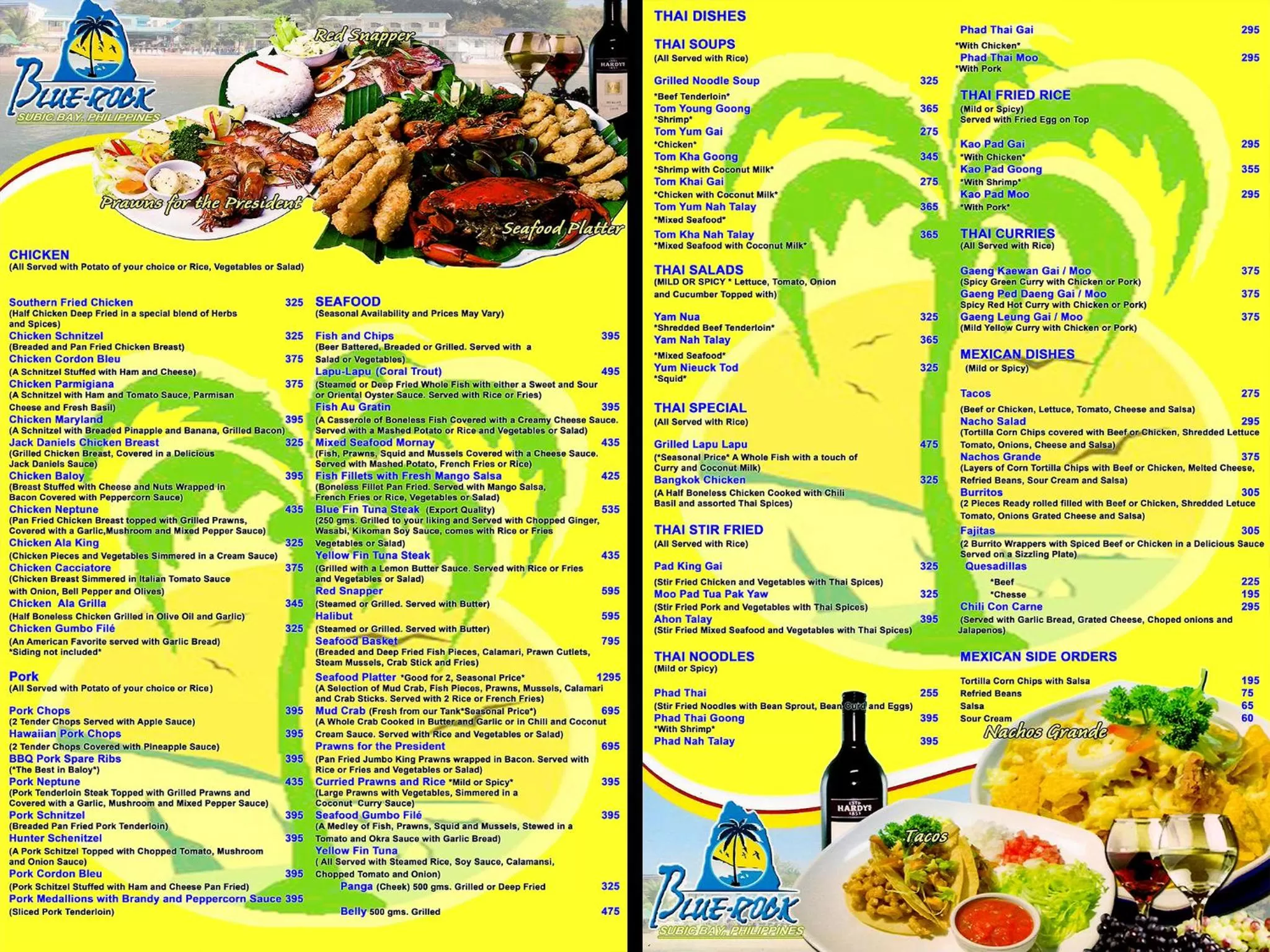 Restaurant/places to eat in Blue Rock Resort