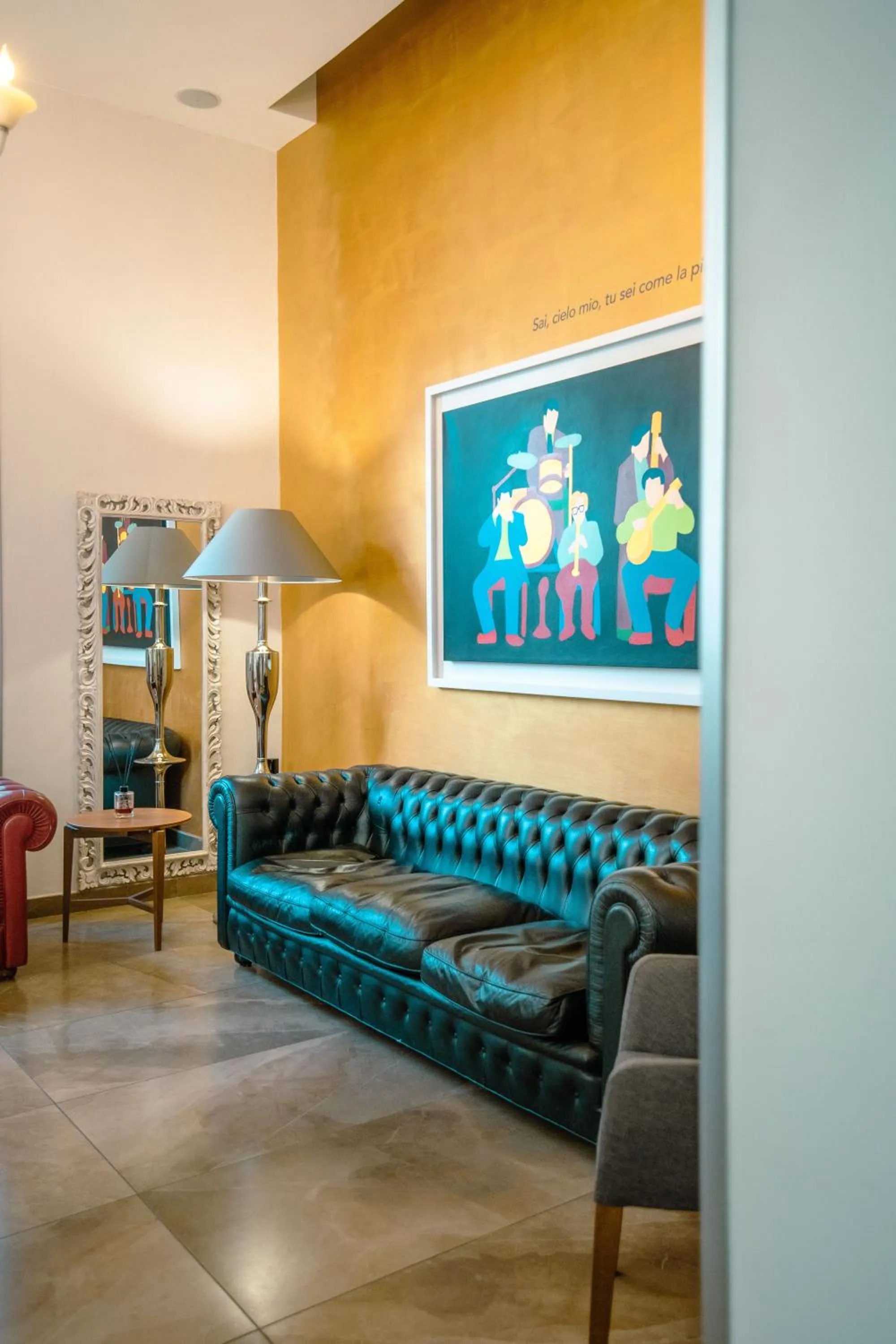 Lobby or reception in Hotel Bruman Salerno