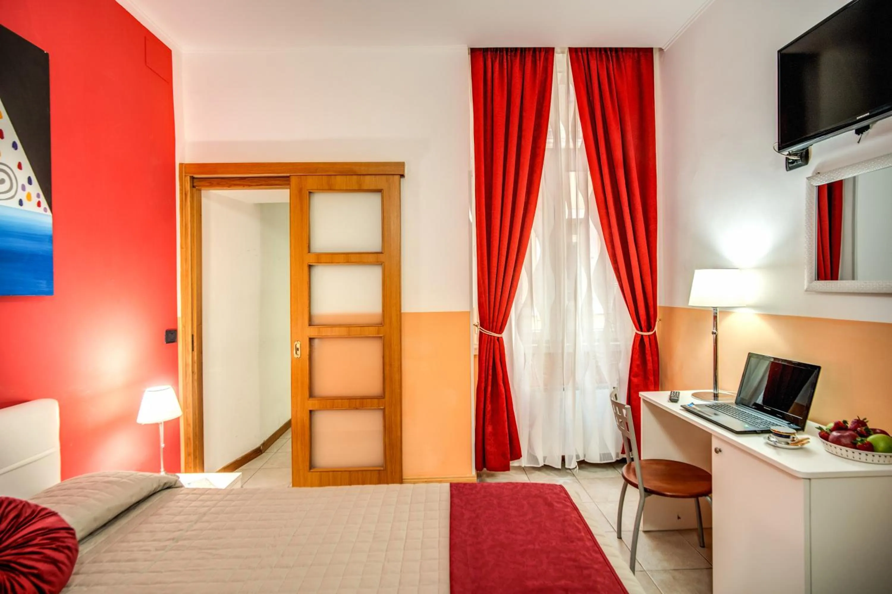 Bedroom, Bed in Magnifico Rome