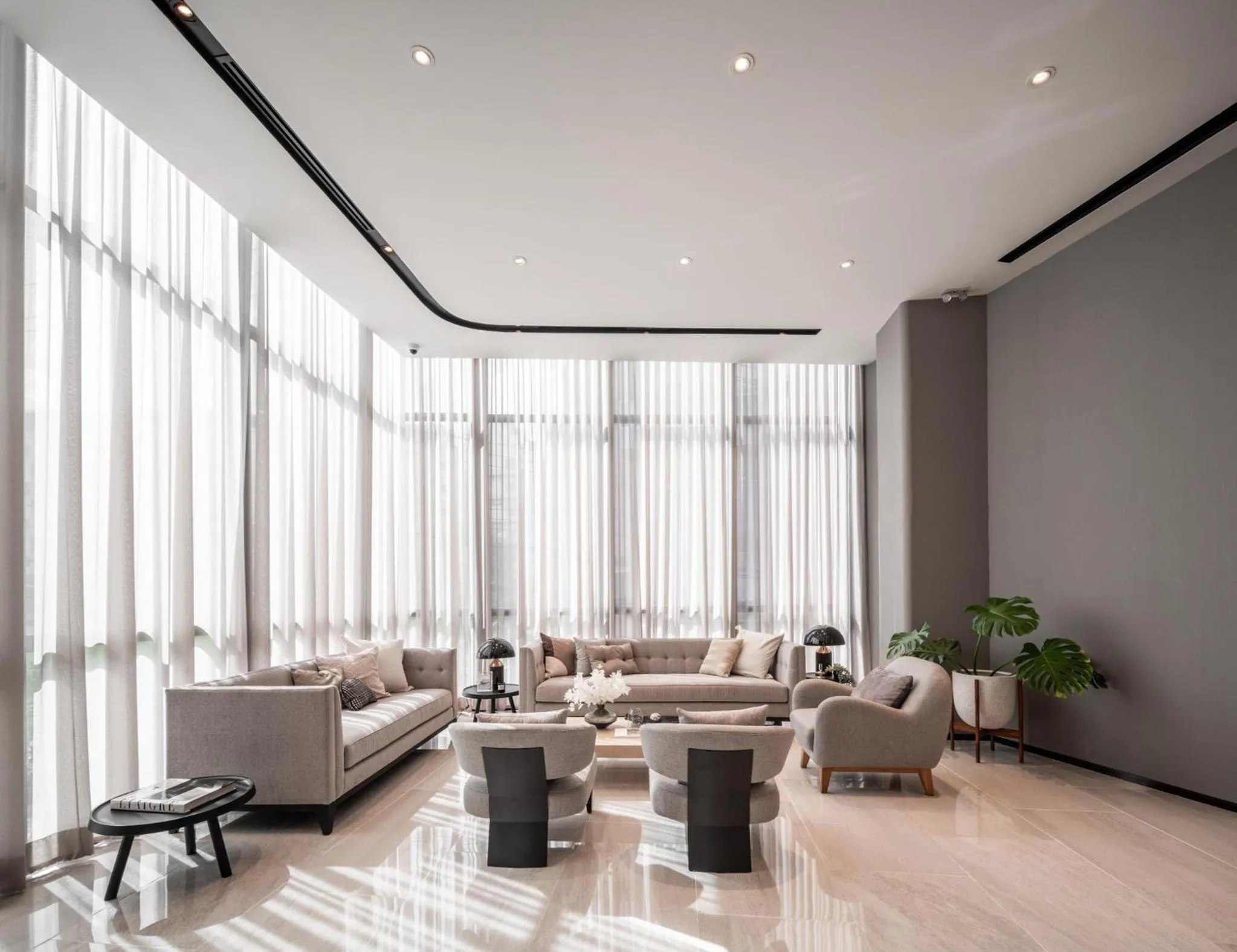 Lobby or reception in Mii Hotel Srinakarin