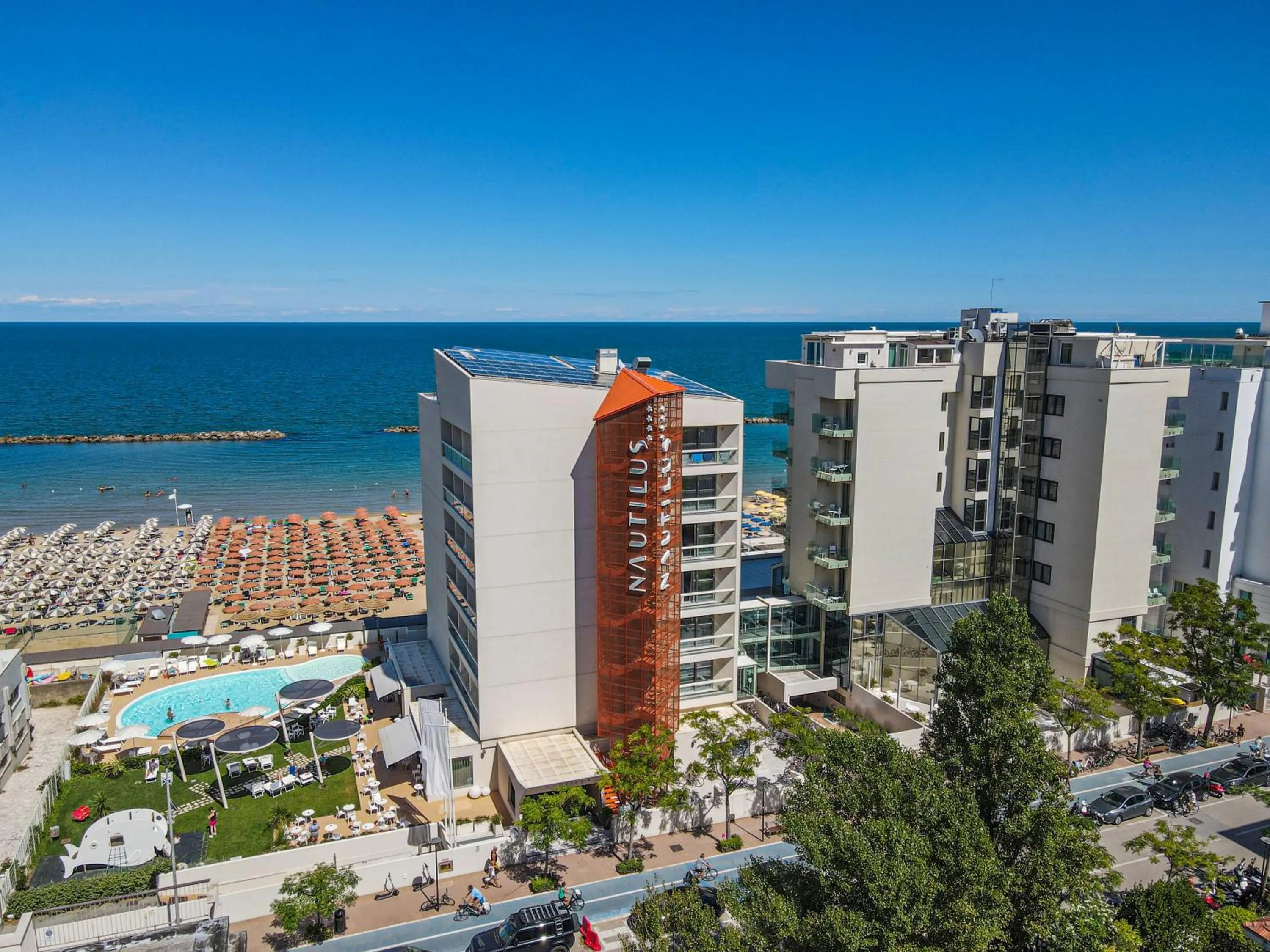 Property building in Nautilus Family Hotel