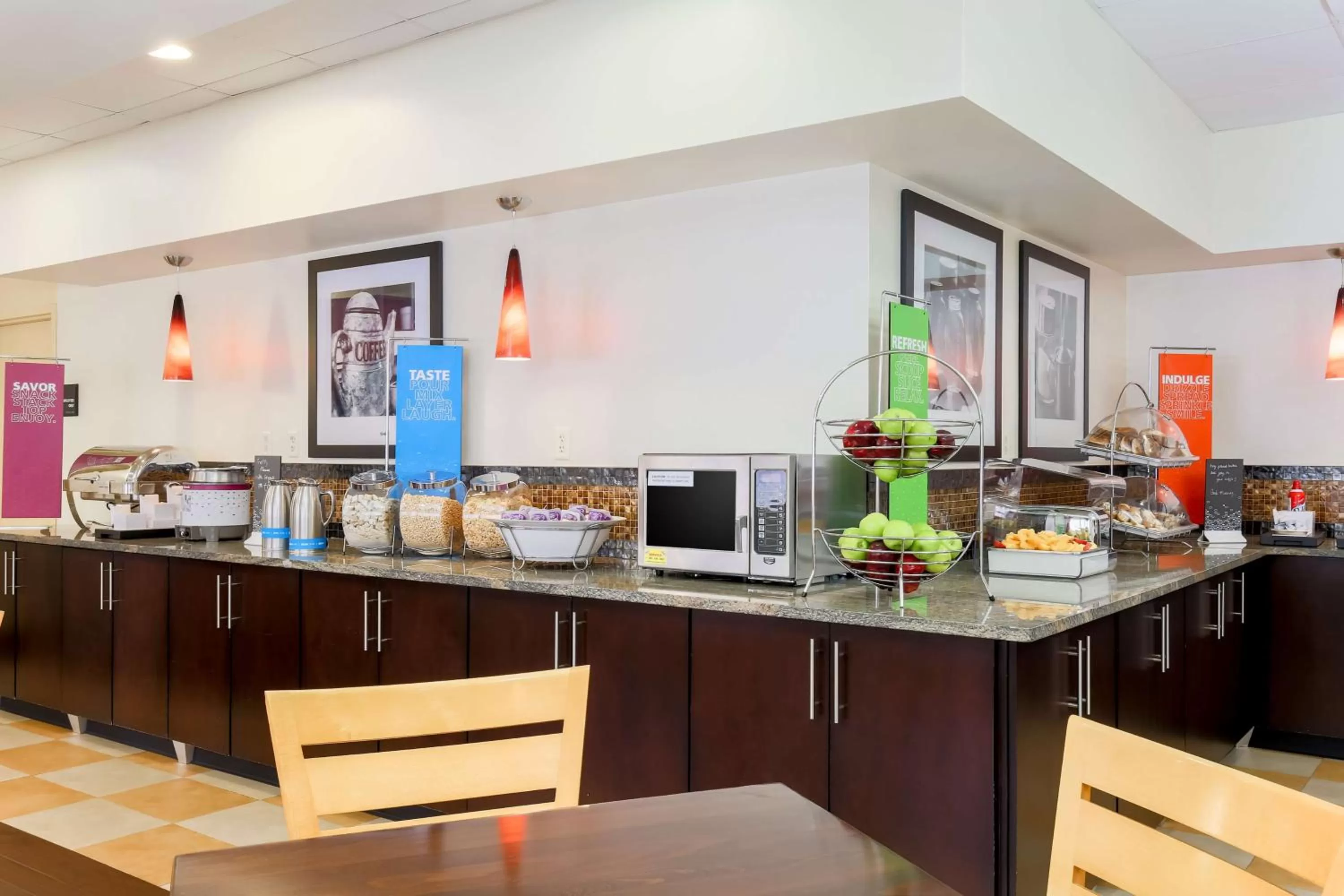 Breakfast in Hampton Inn Champaign/Urbana