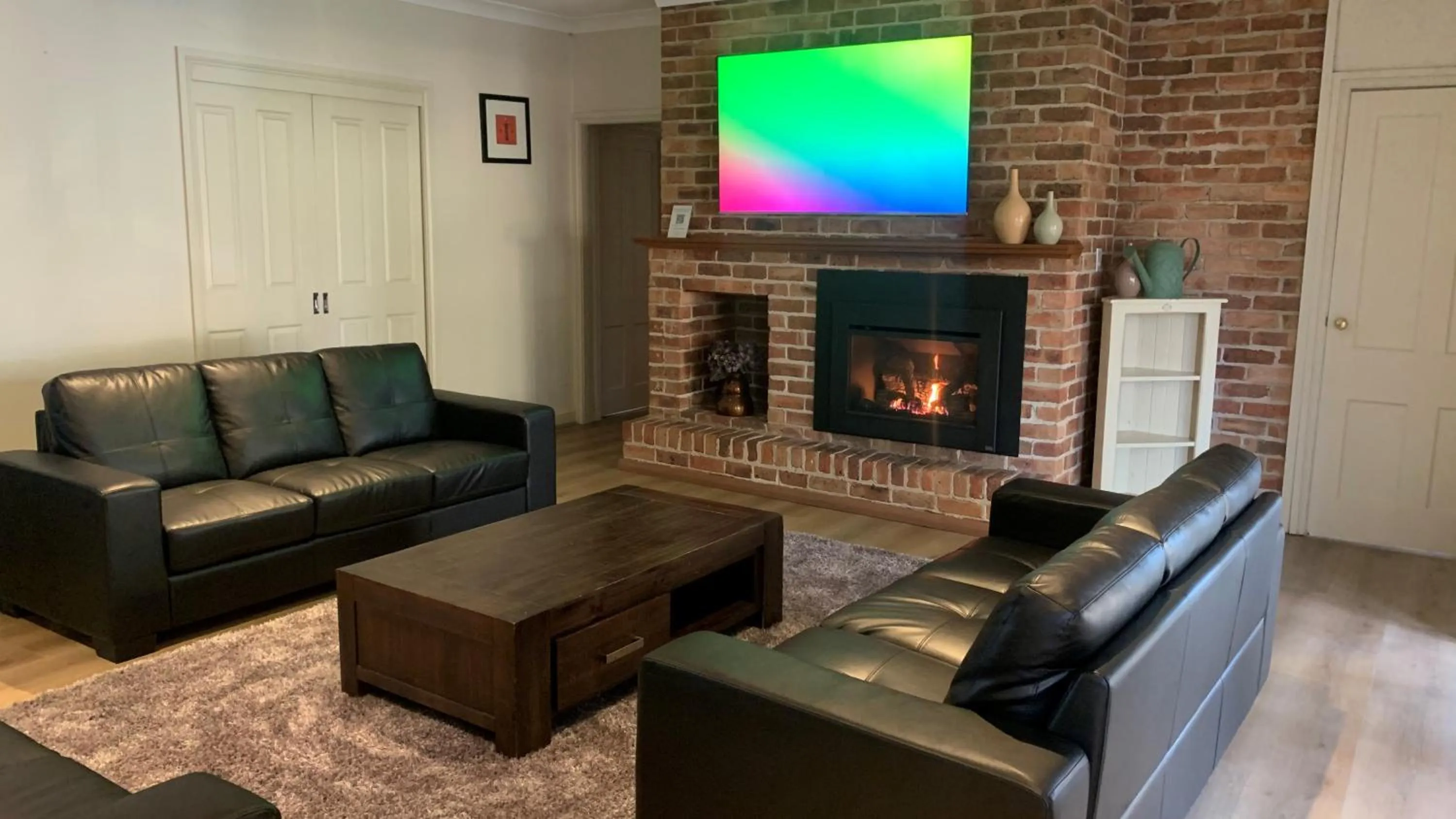 Living room in Pokolbin Village Estate