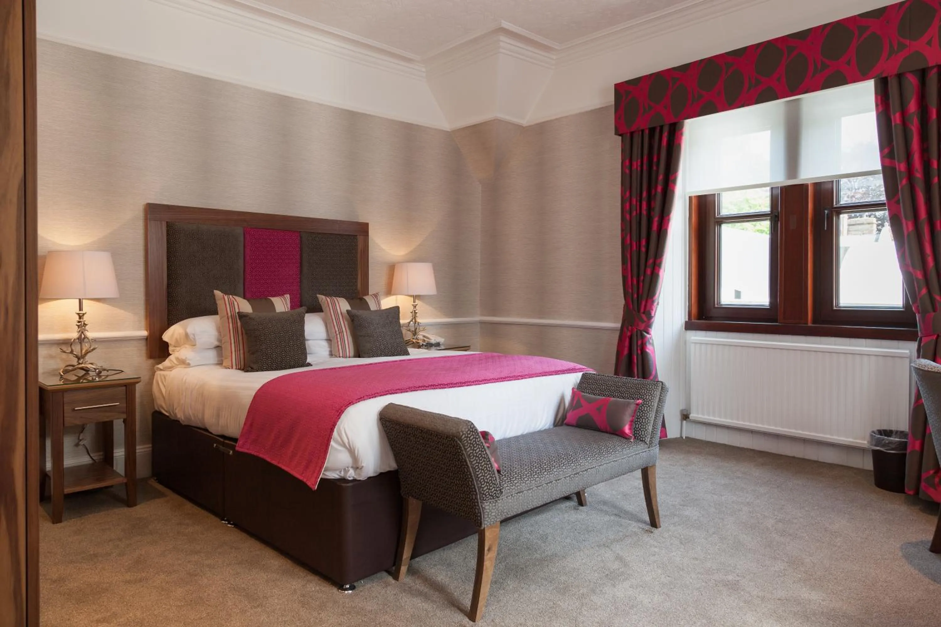 Bedroom, Bed in Craigmonie Hotel Inverness by Compass Hospitality
