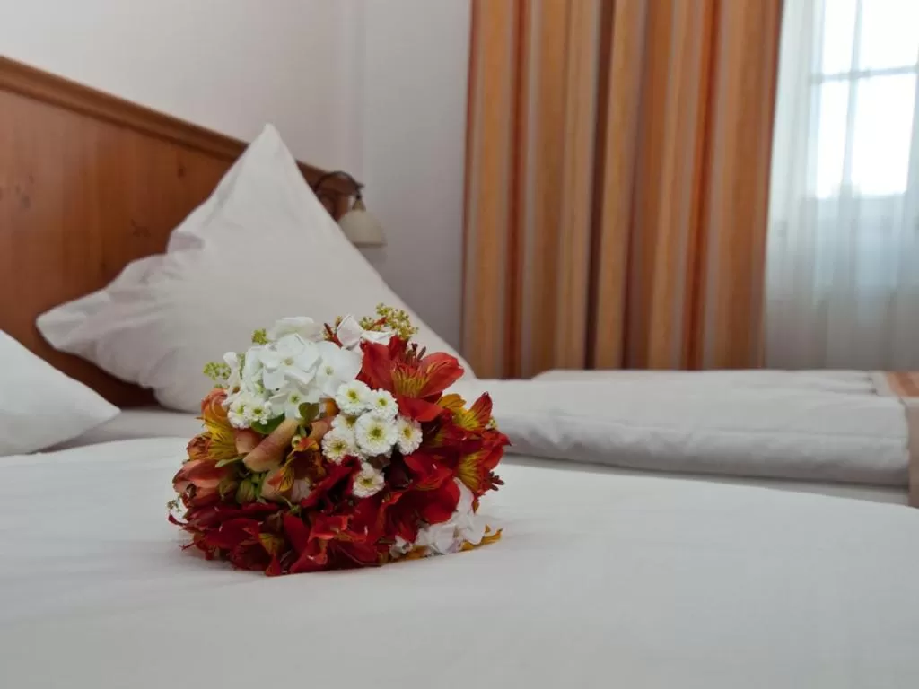 Photo of the whole room, Bed in Gasthof Klement