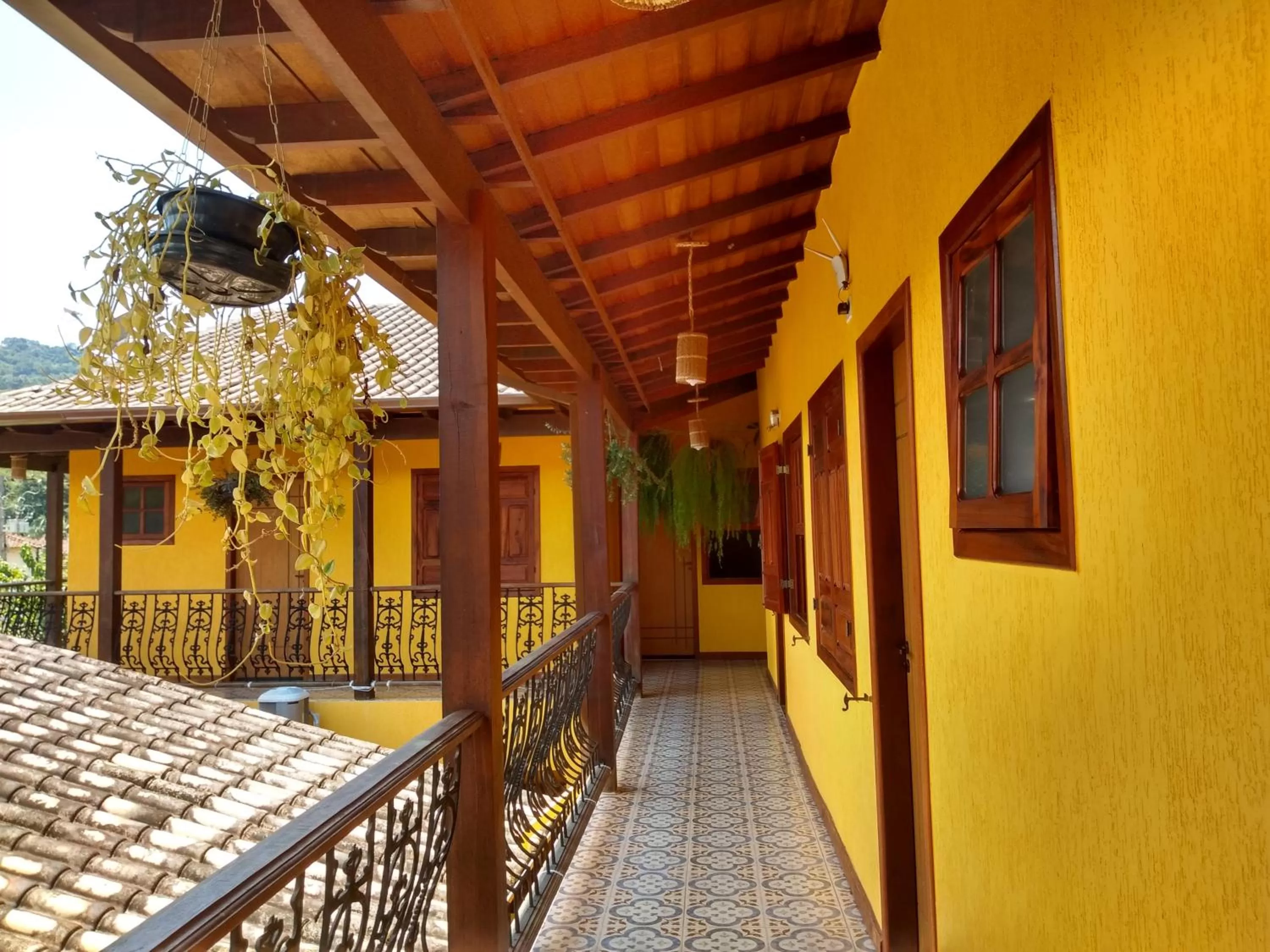 Balcony/Terrace in Pousada Solar da Serra