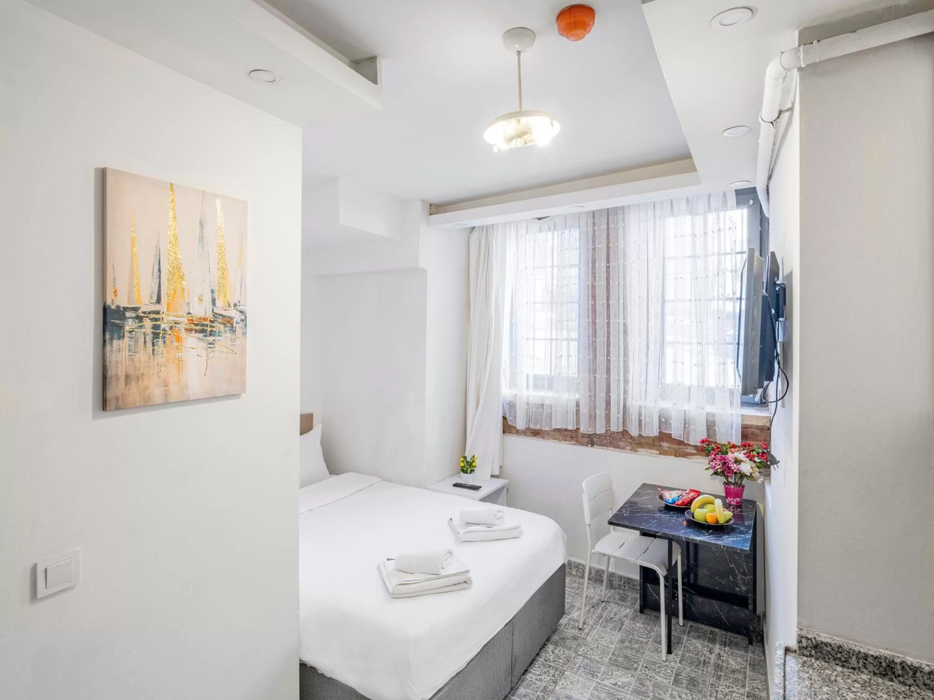 Bed in The Red Tent Suite 88