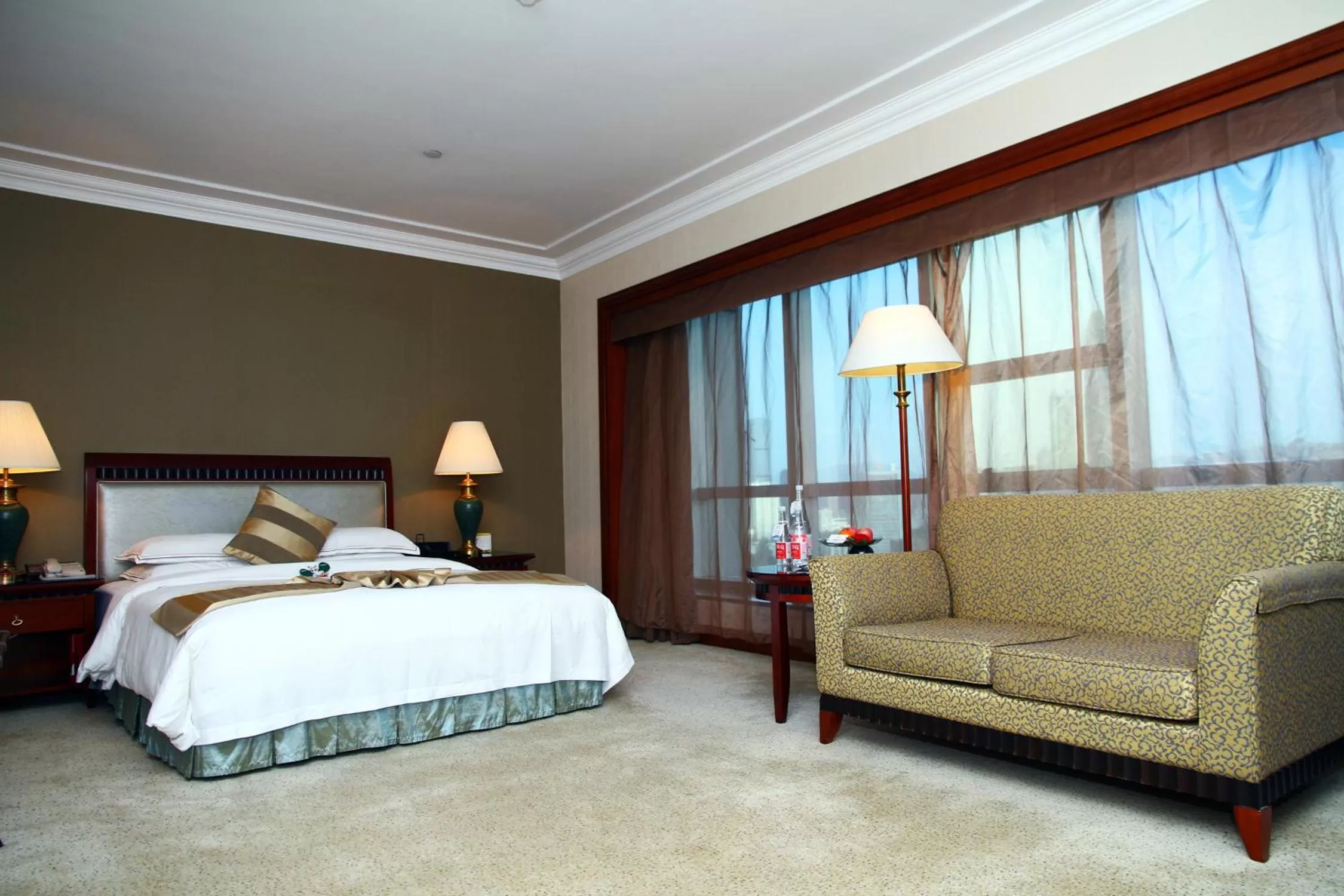 Bed in The Pavilion Hotel Shenzhen (Huaqiang NorthBusiness Zone)
