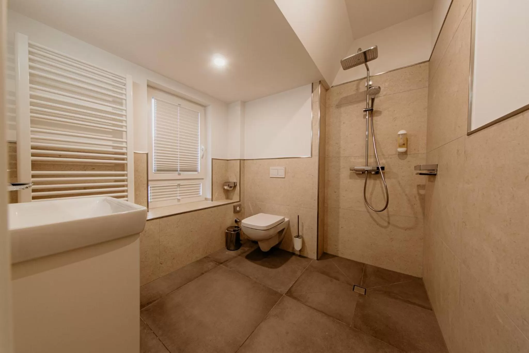 Shower in Bergpension Laasen Perle Rathen