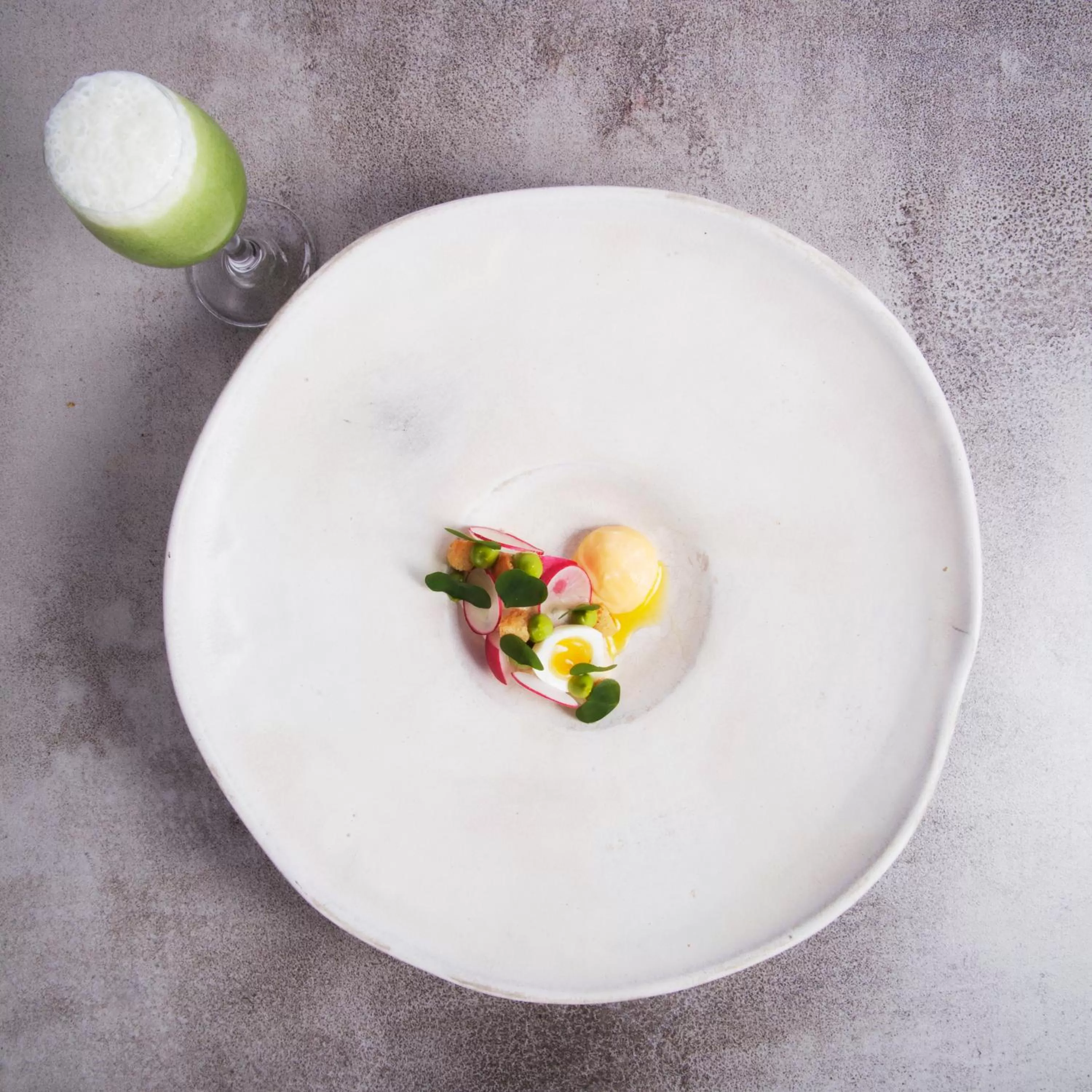 Food close-up in Relais & Châteaux Hotel Quadrille - Adults Only