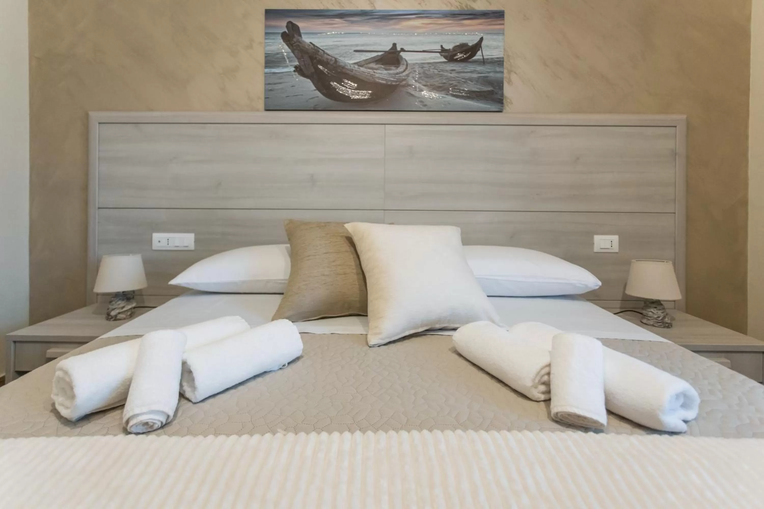 Bed in Oasi Perla Del Mare Rooms