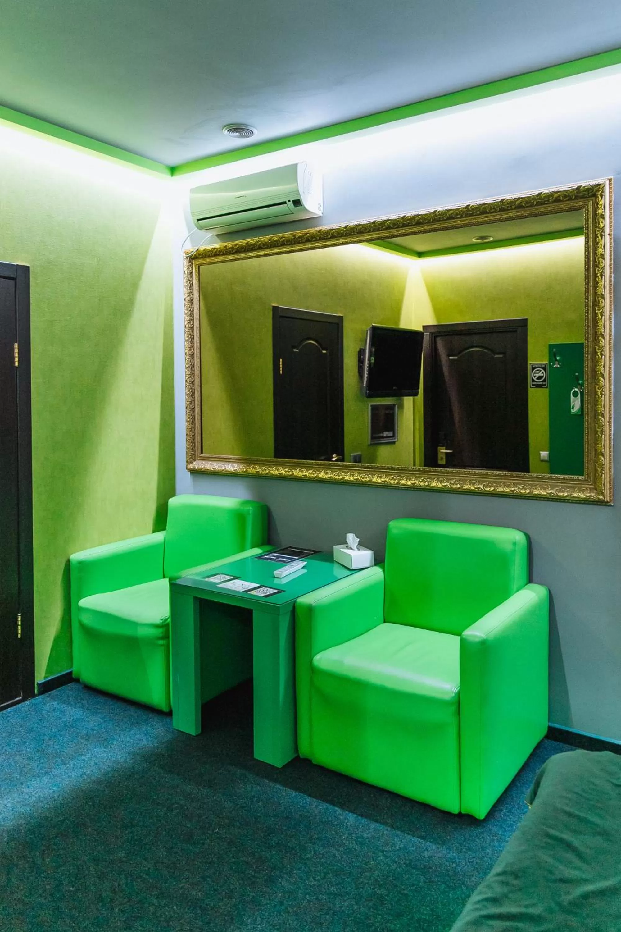 Seating area in Viktoriya Family Hotel Restaurant complex