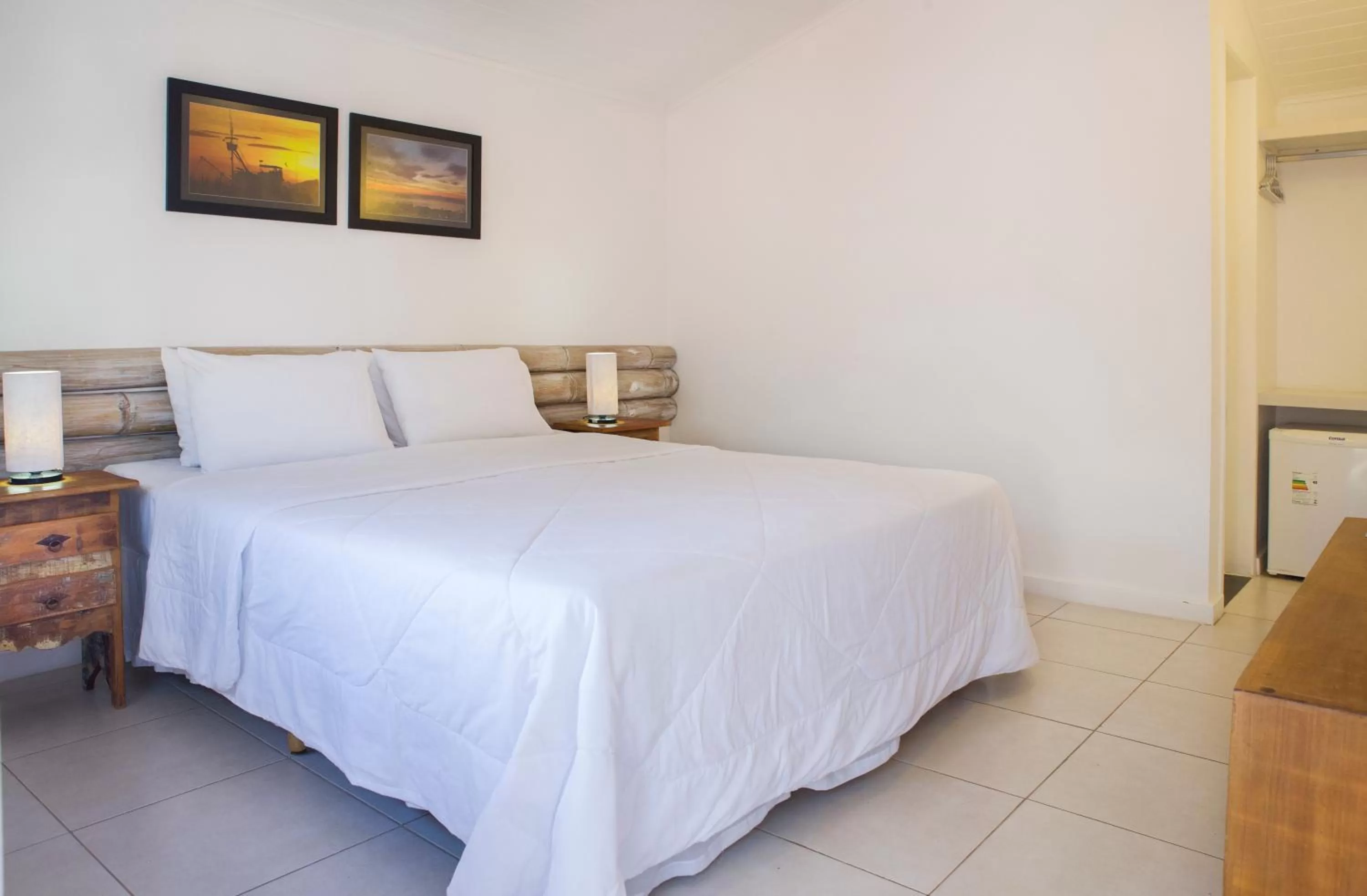 Bed in Pousada Vila Pitanga