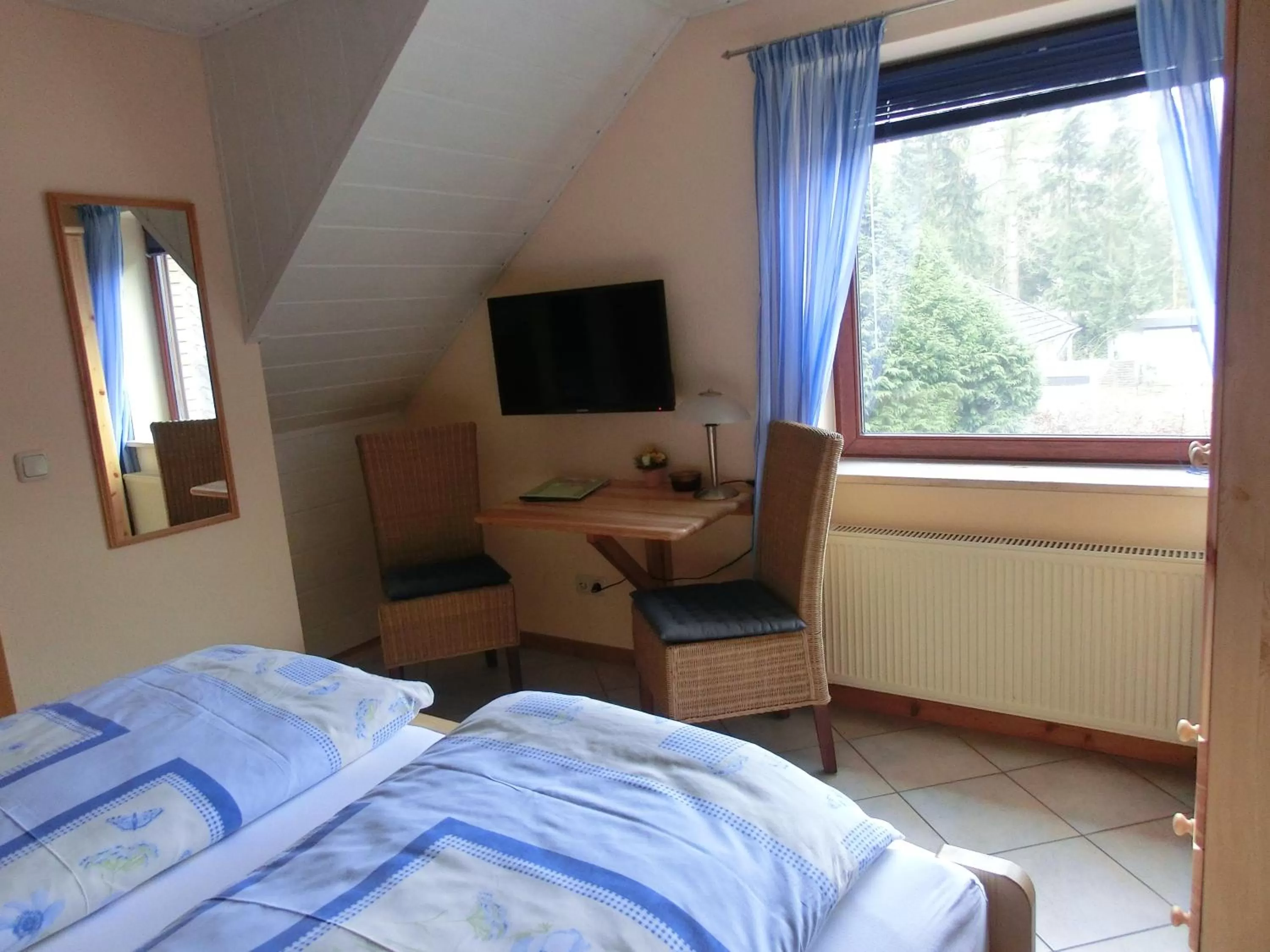 Bedroom, Bed in Ullas Gästehaus