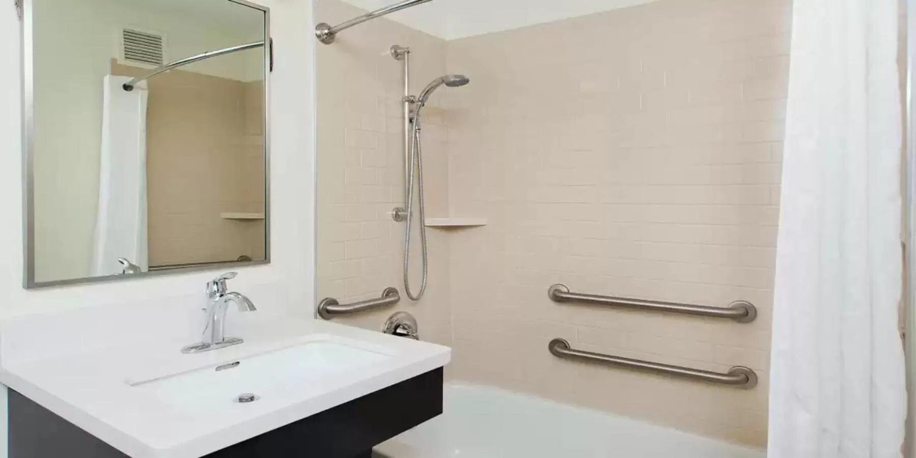 Bathroom in MainStay Suites- Kansas City Overland Park