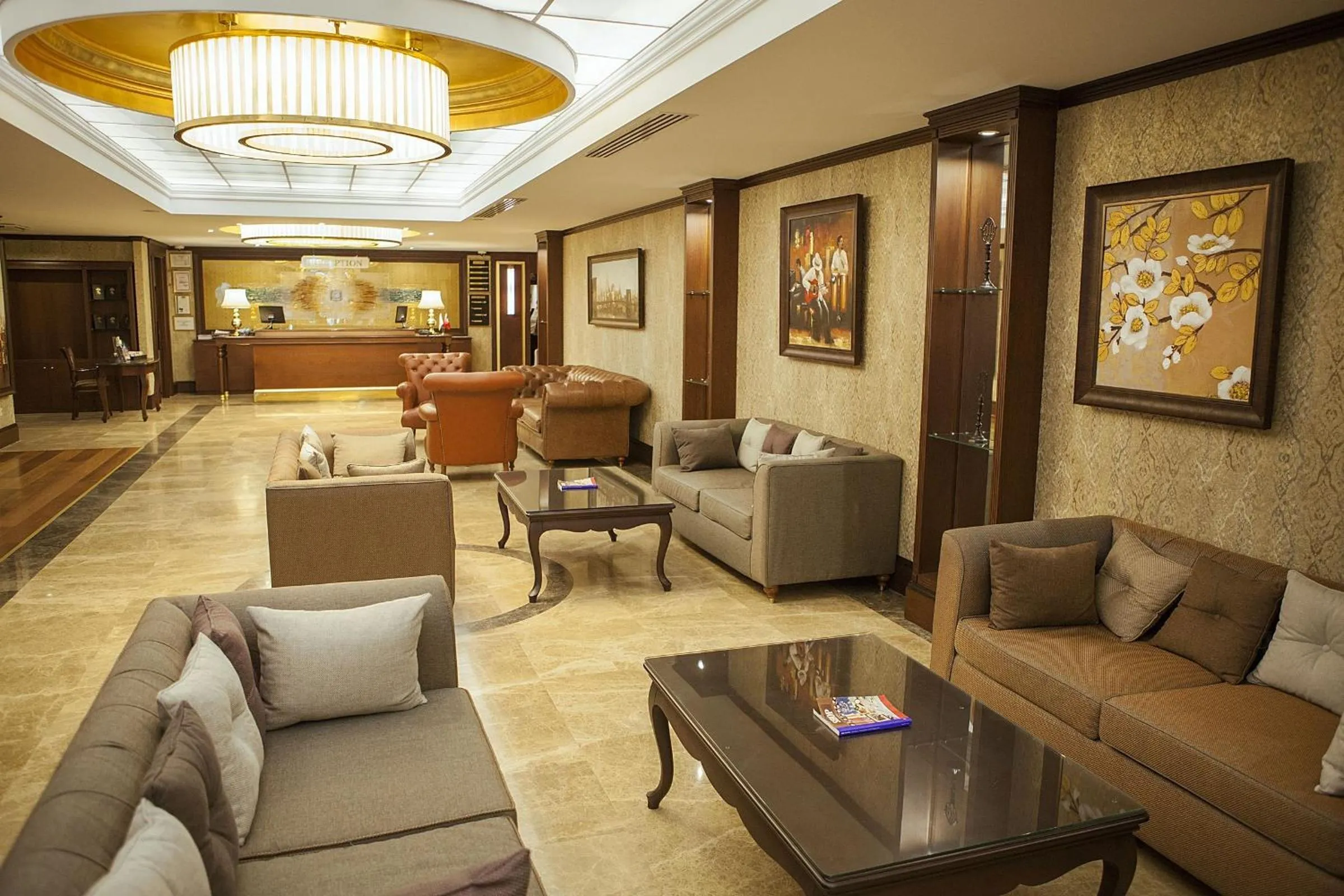 Lobby or reception in Bilek Istanbul Hotel