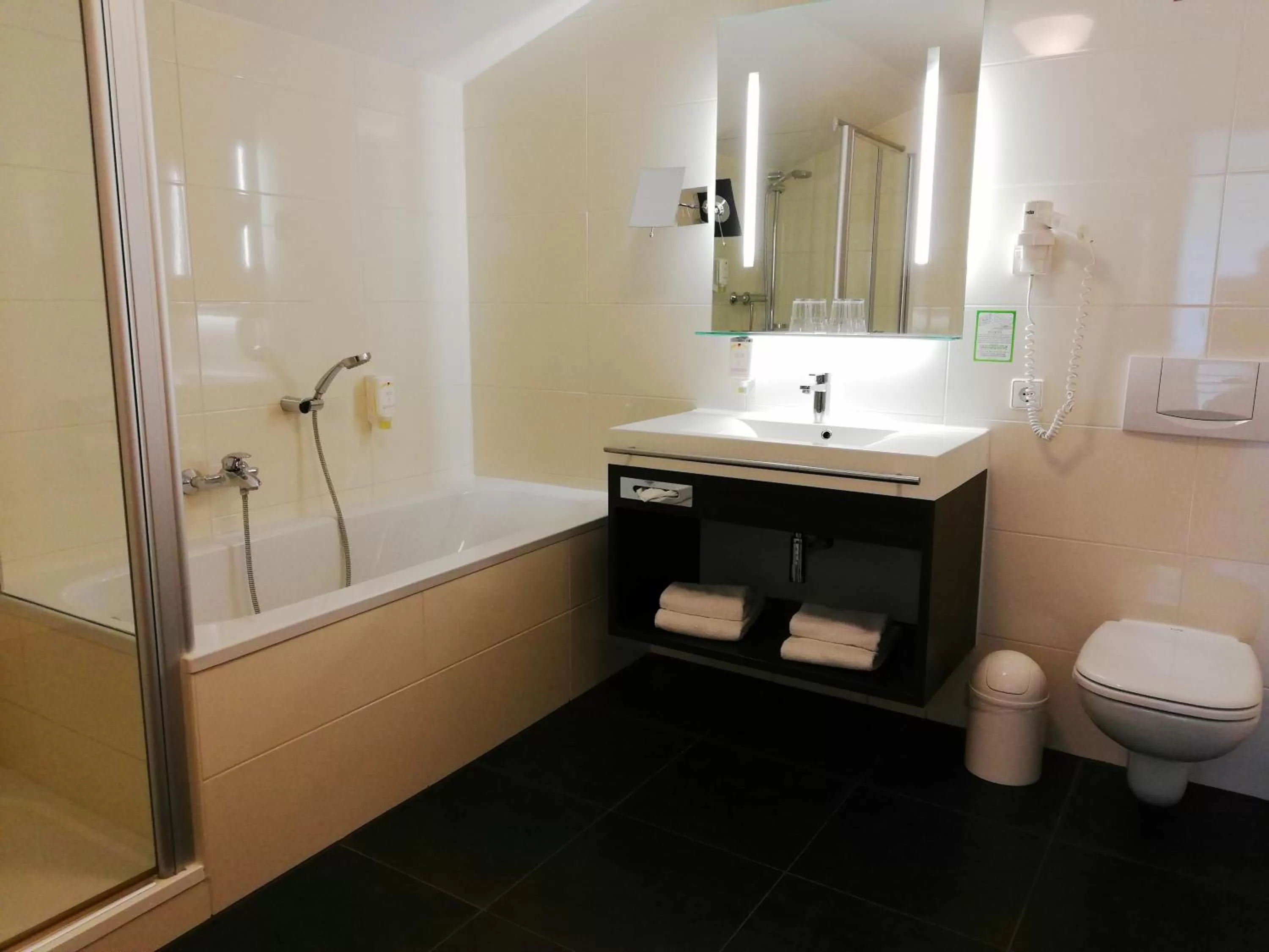 Shower in Parkhotel Bad Schandau mit SPA