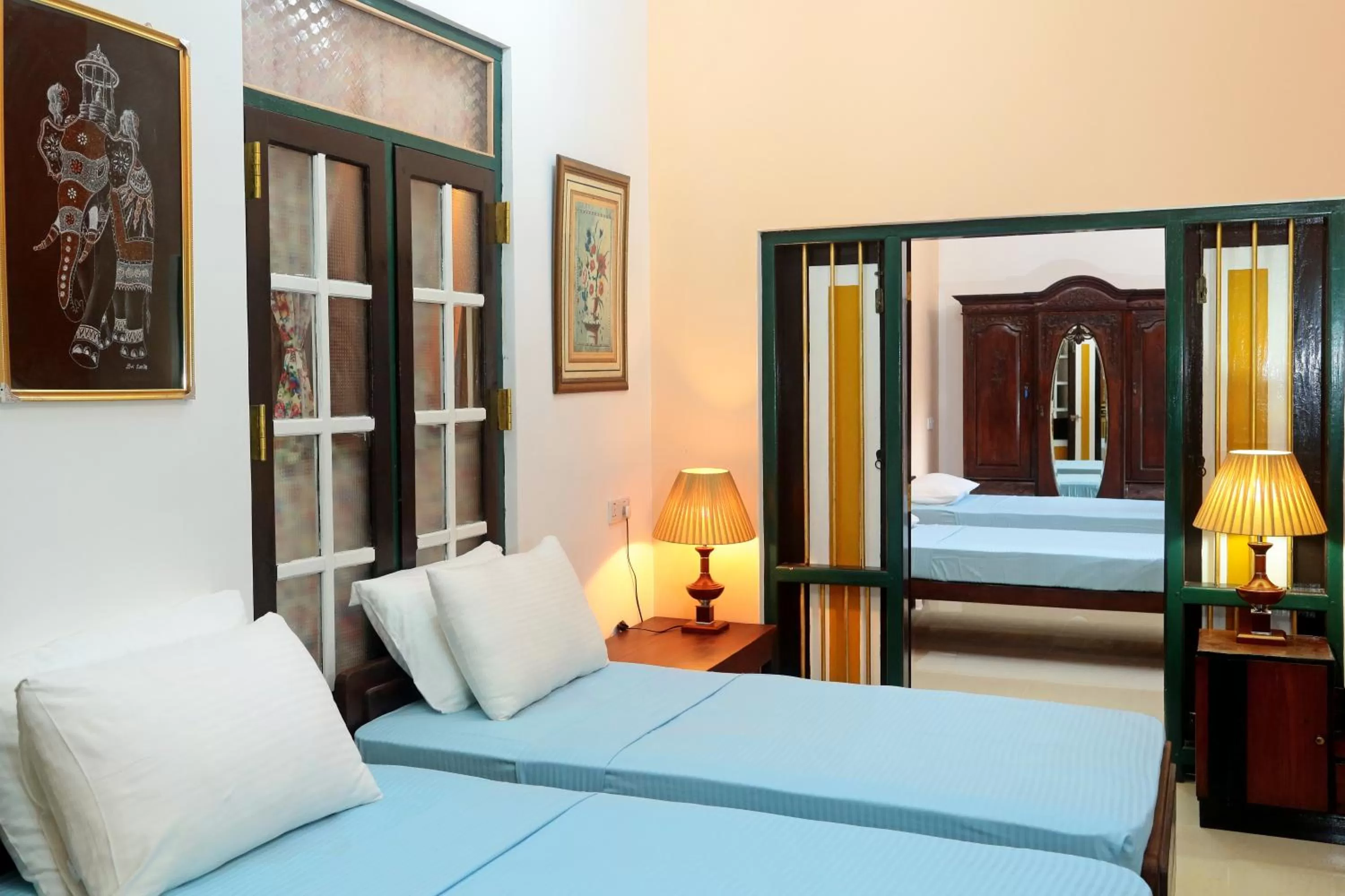 Bedroom, Bed in Villa Ceylon