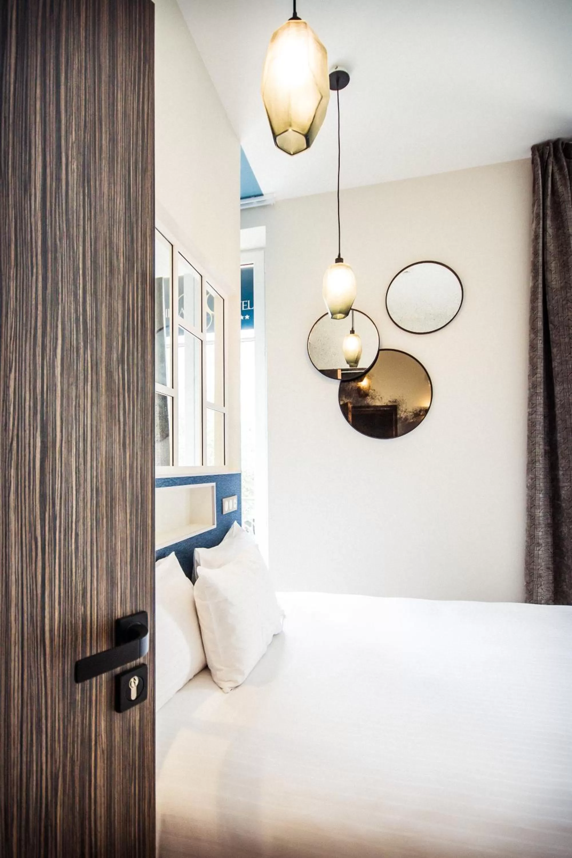 Bedroom, Bed in Logis Villa C Hôtel