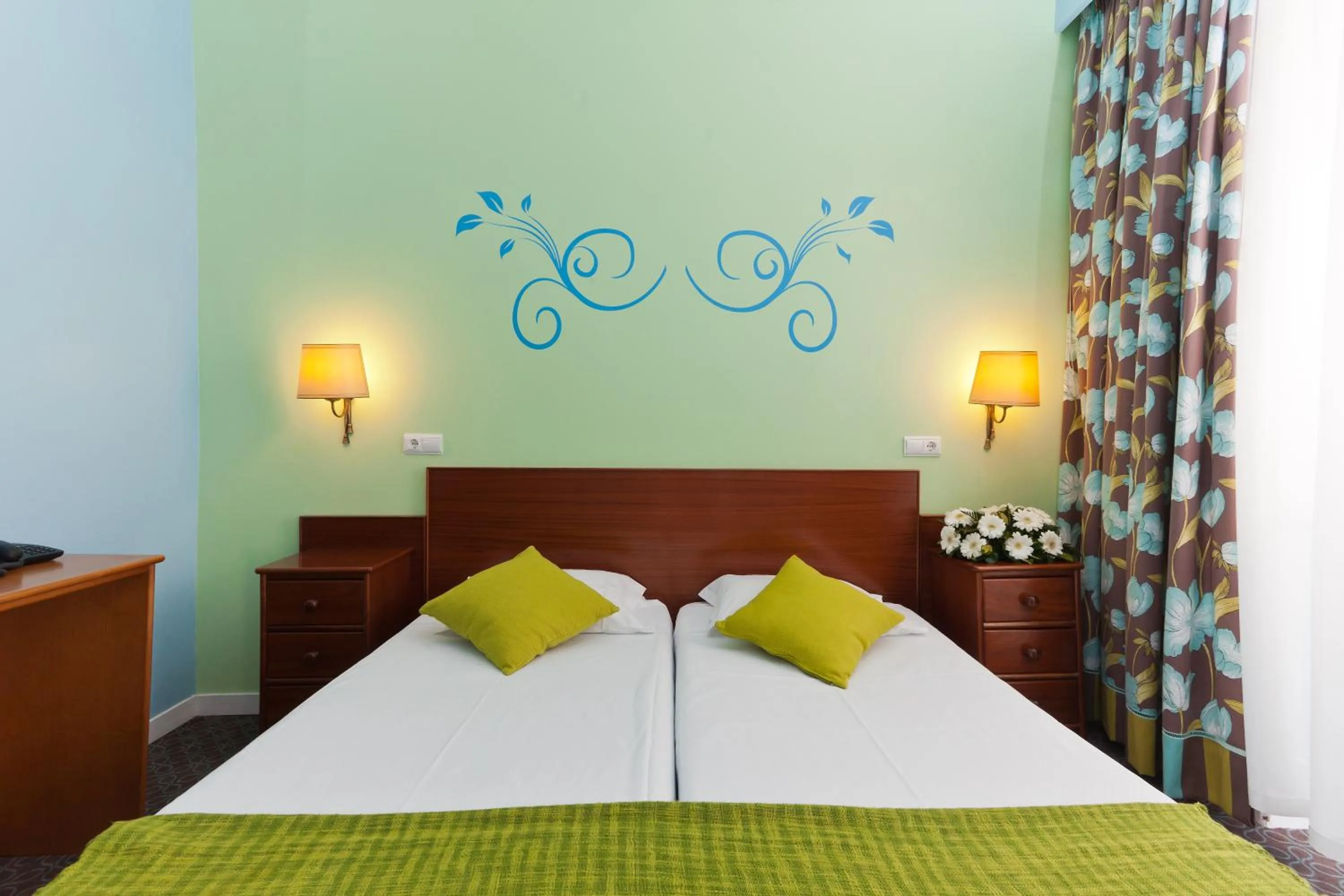 Bed in Hotel Florescente