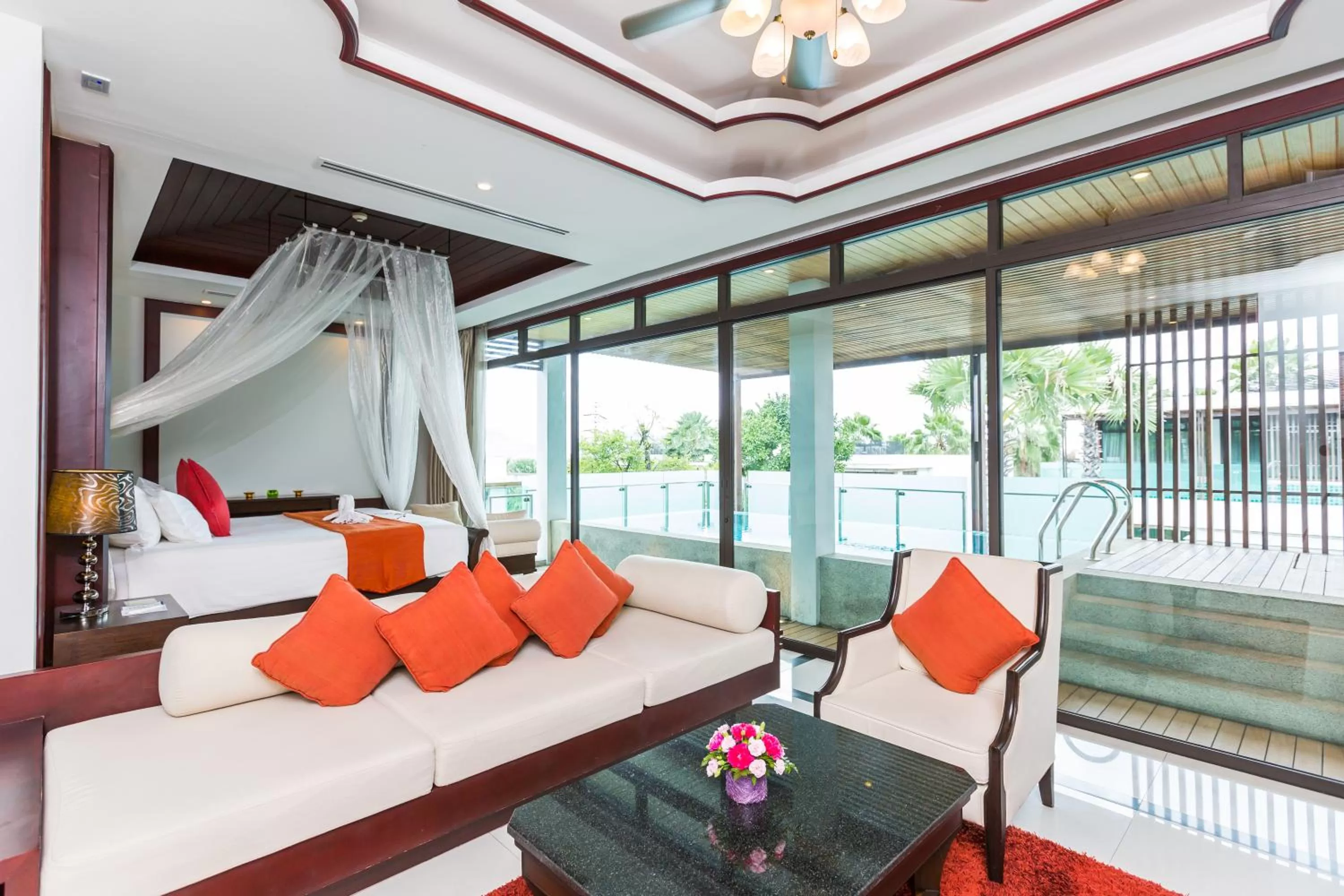 Living room in Wyndham Sea Pearl Resort, Phuket