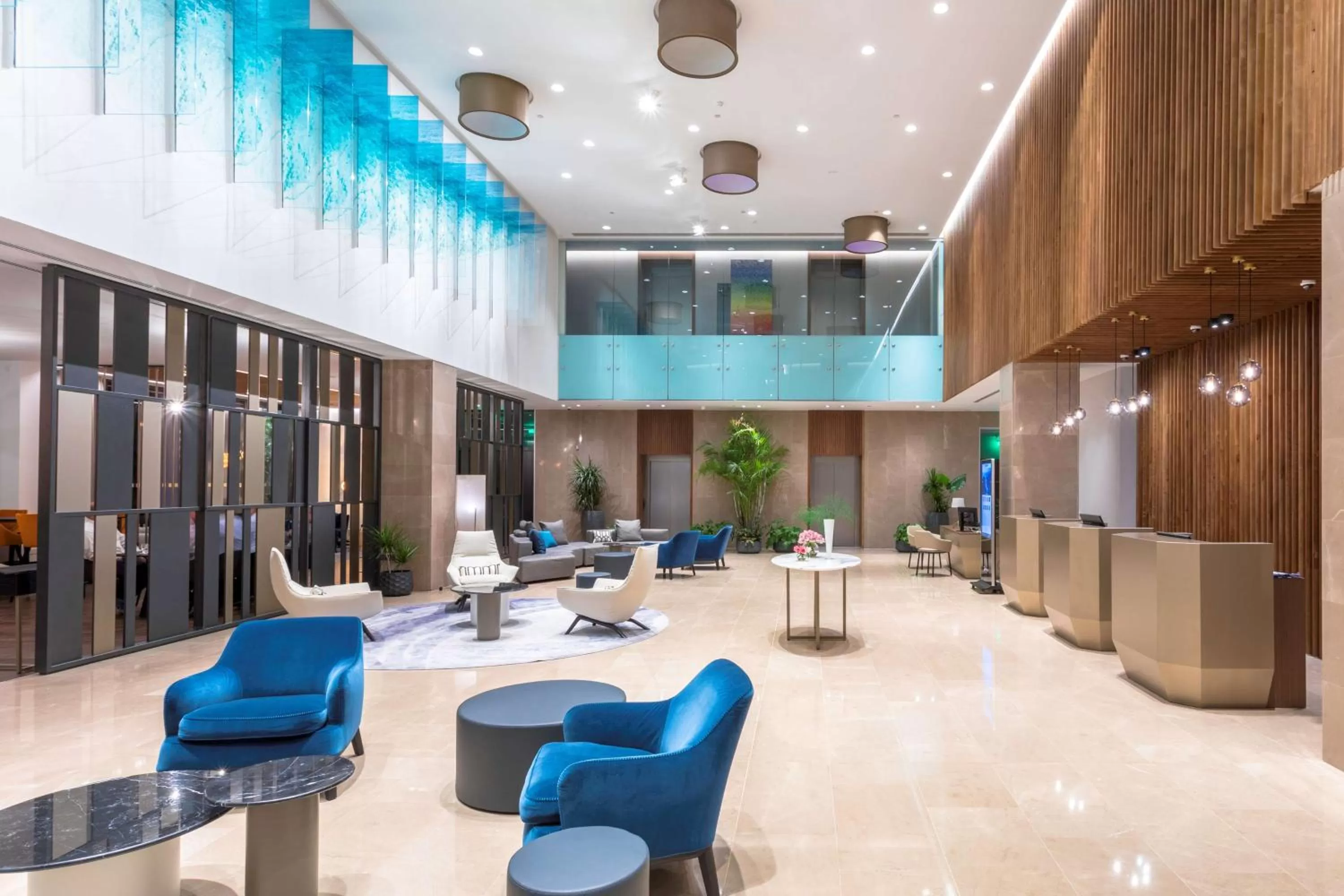 Lobby or reception in Radisson Blu Hotel, Larnaca