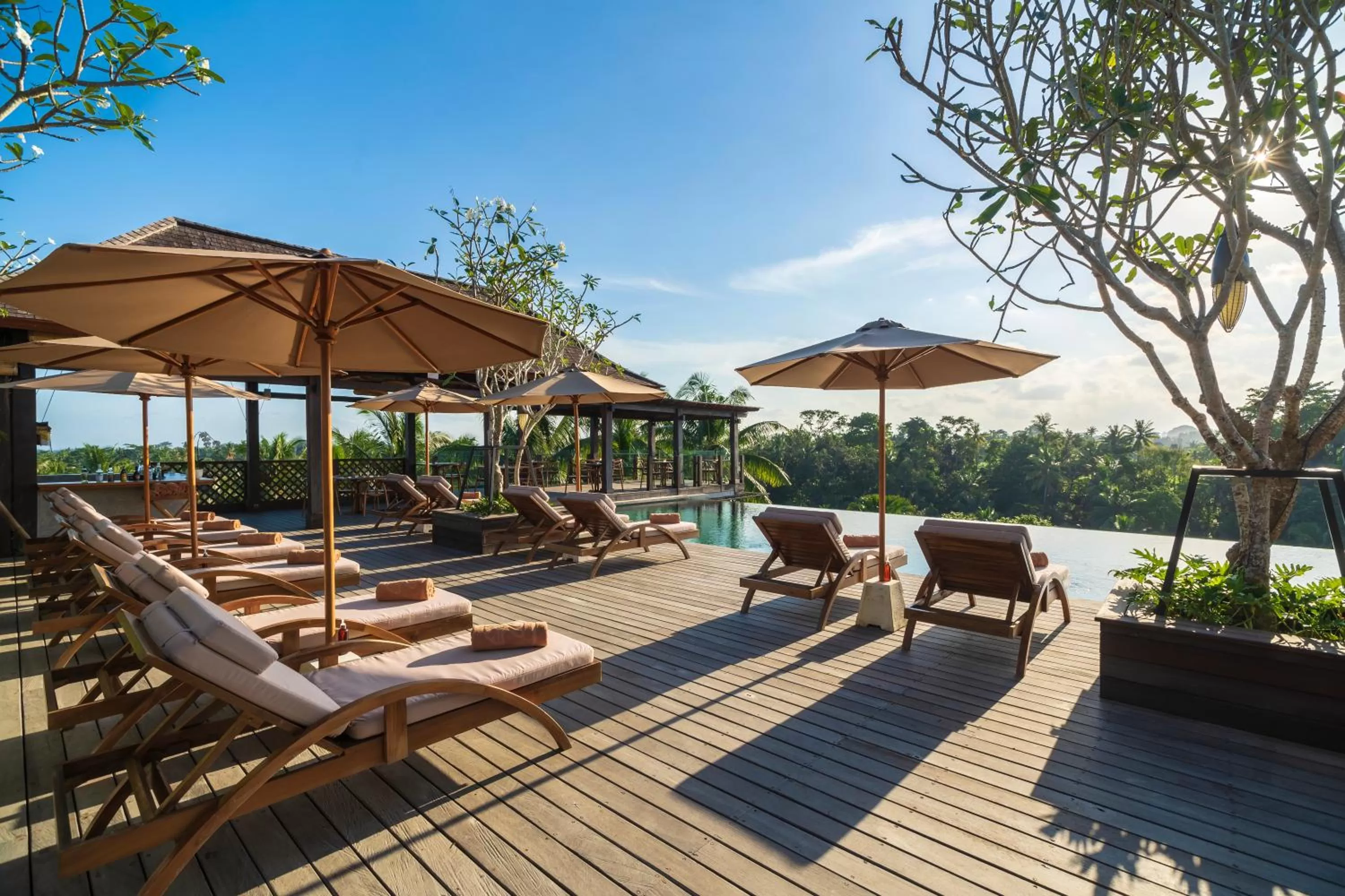 Swimming pool in Adiwana Bisma