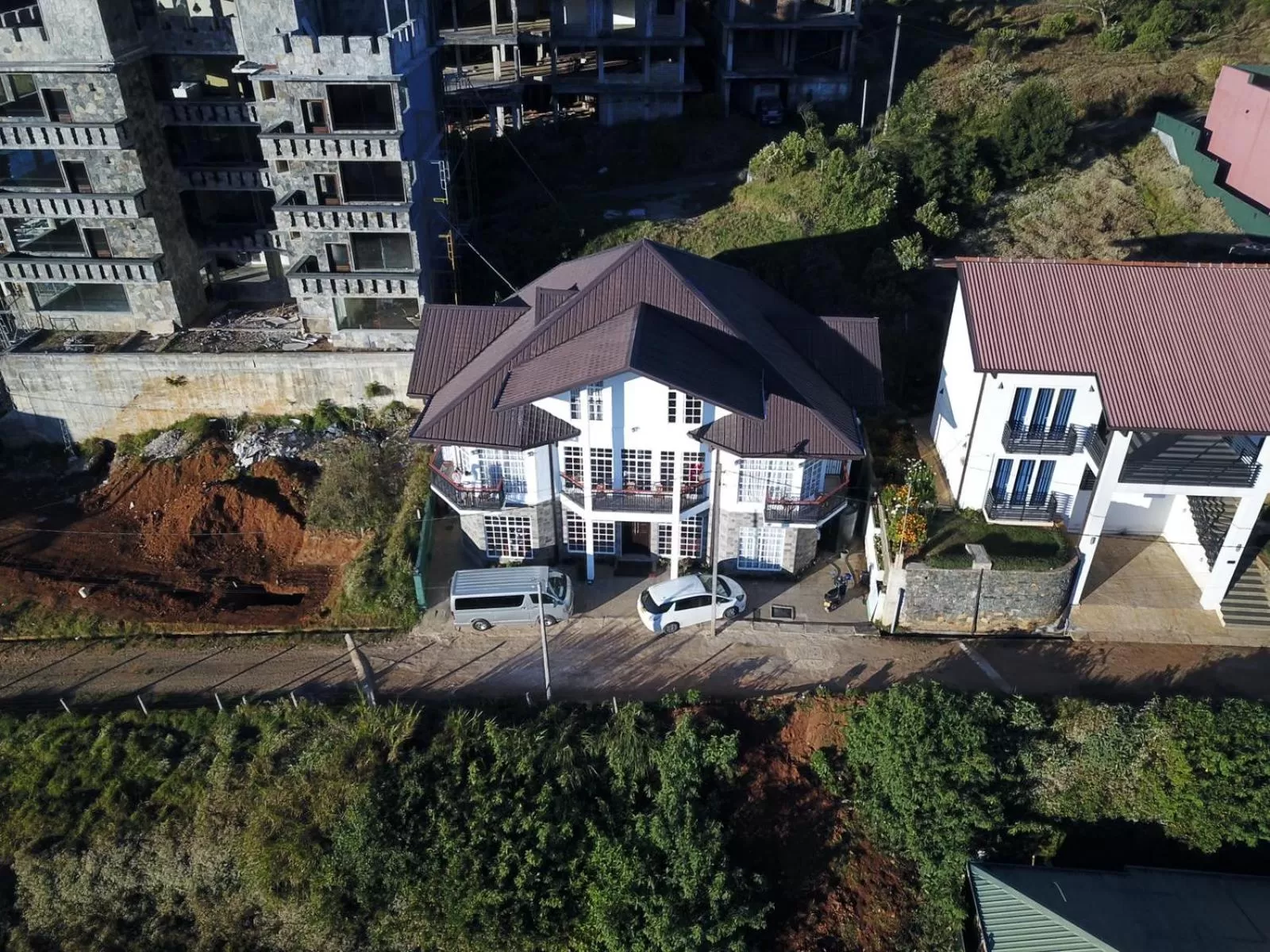 Bird's eye view in Misthill Rest - Lavish Villa