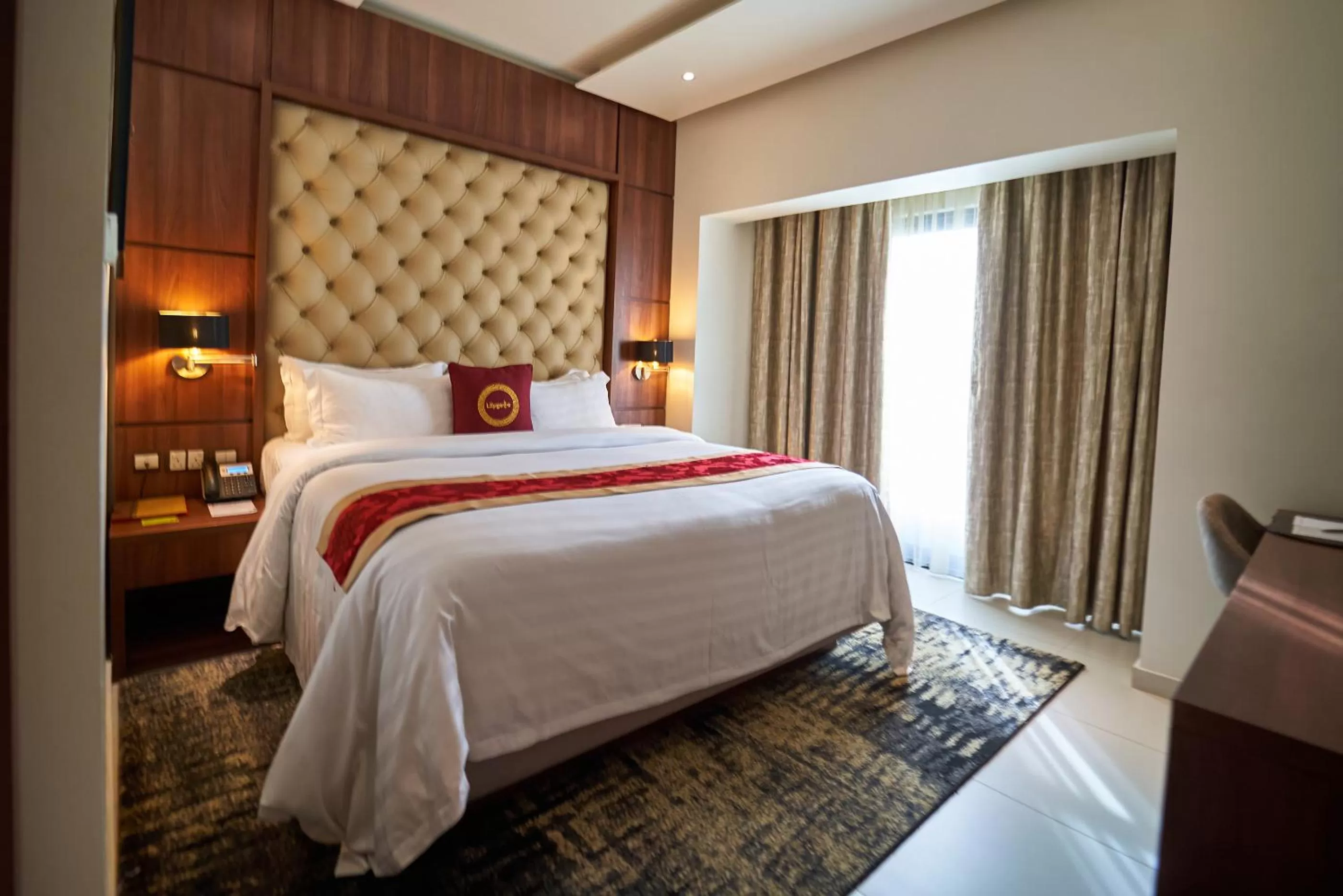 Bedroom, Bed in The Lilygate Lagos