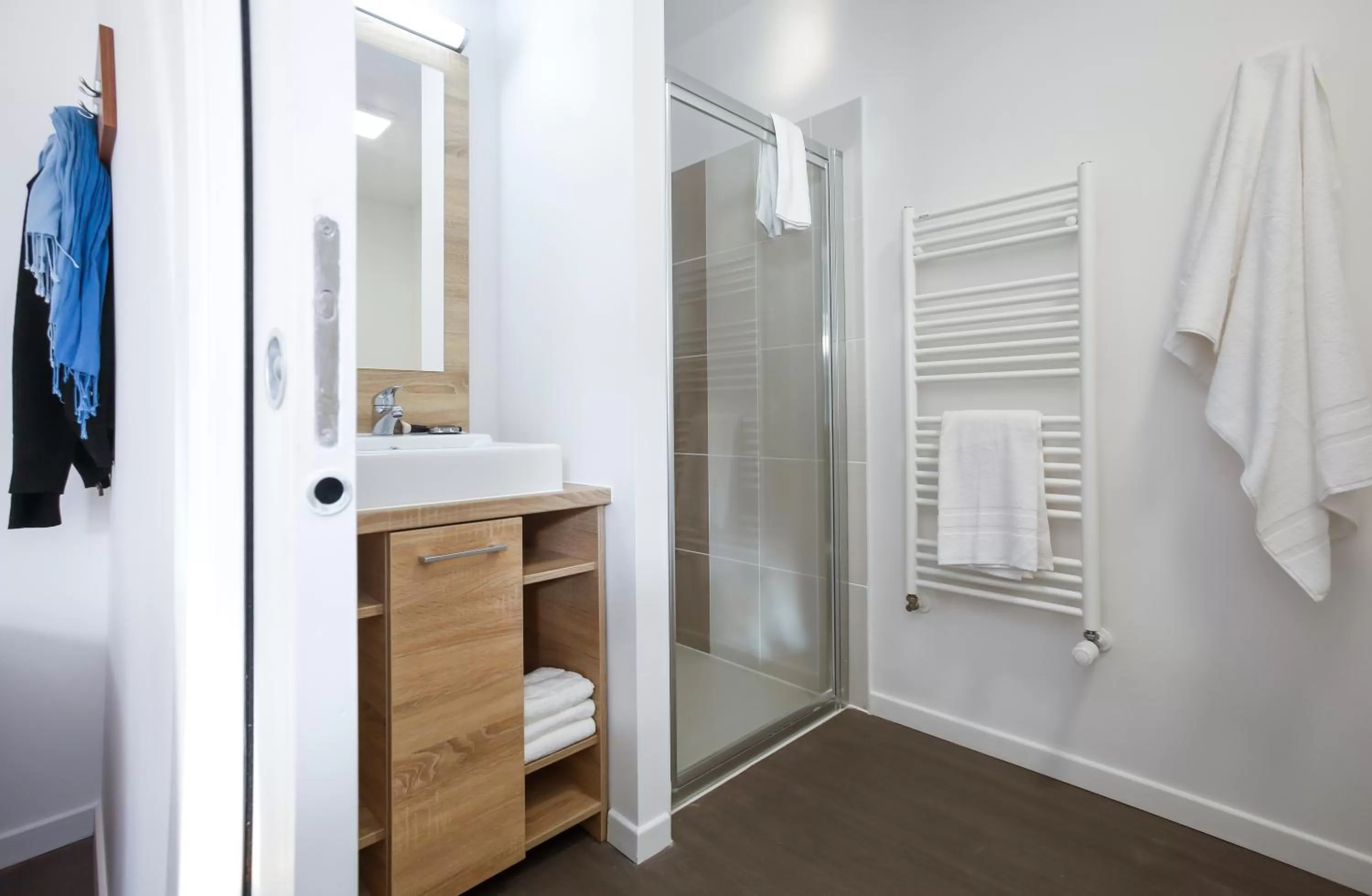 Bathroom in Appart Hotel Odalys City Metz Manufacture