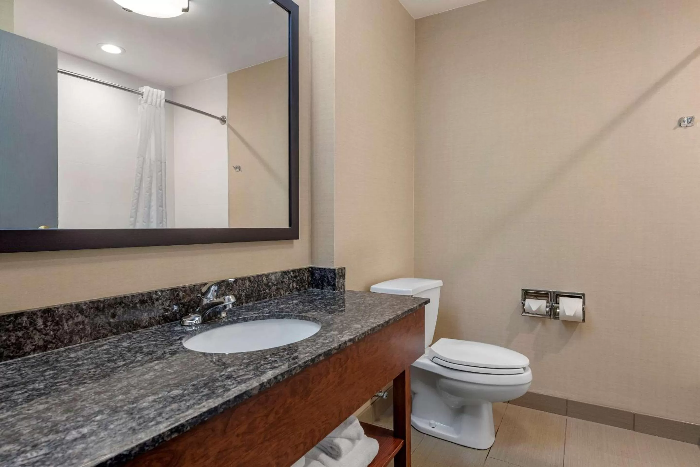 Bathroom in Comfort Suites Marion North