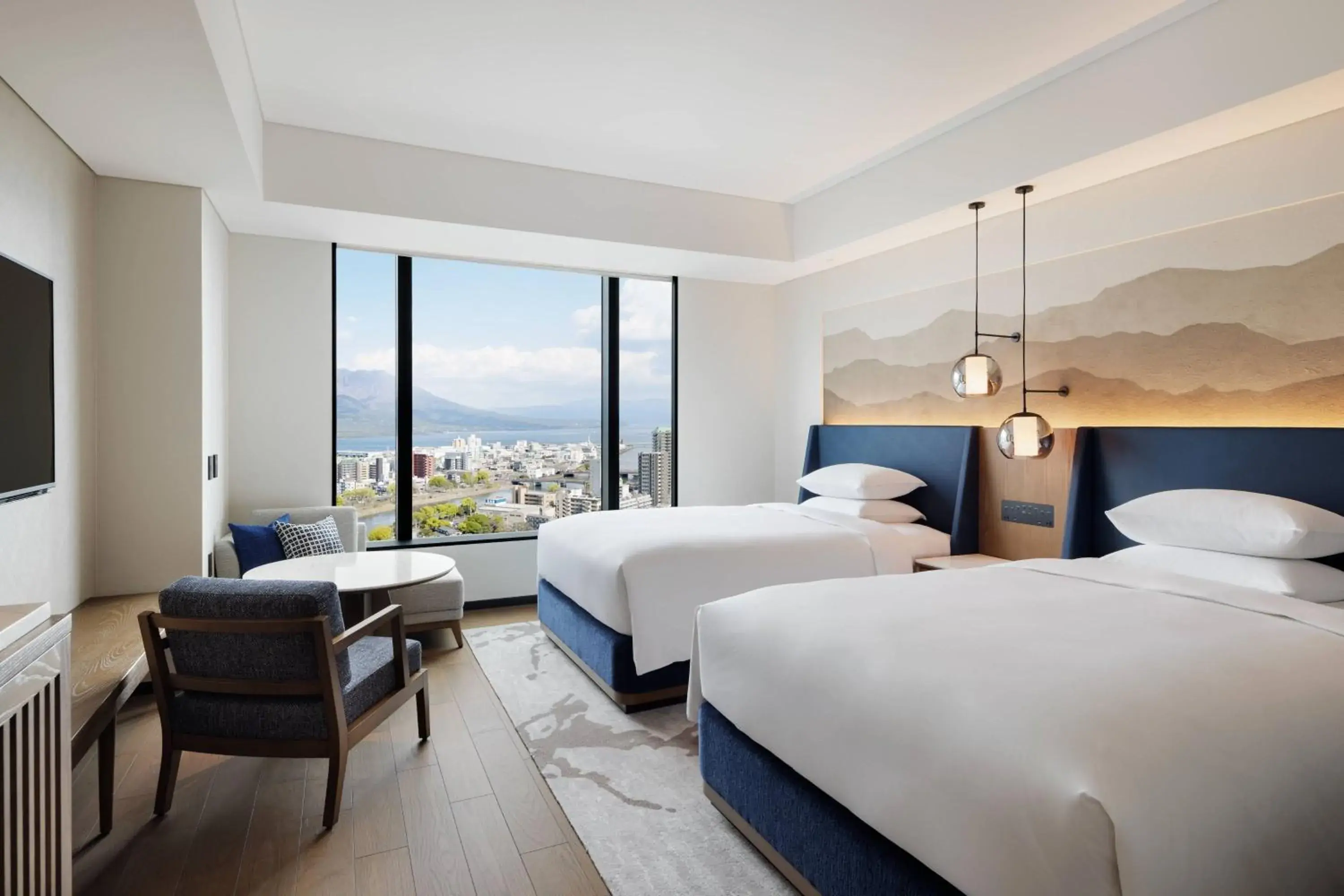 Twin Room with Sakurajima View in Sheraton Kagoshima Twin Room with Sakurajima View in Sheraton Kagoshima