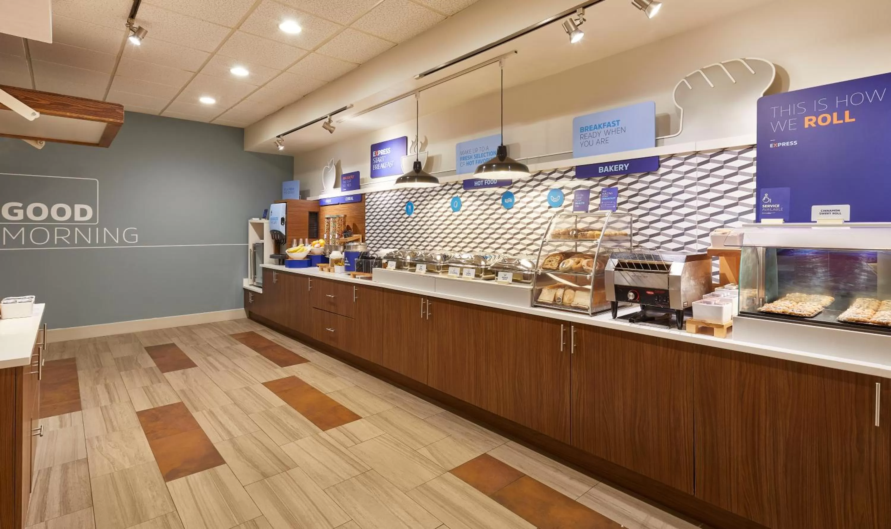 Breakfast in Holiday Inn Express & Suites Orlando International Airport by IHG