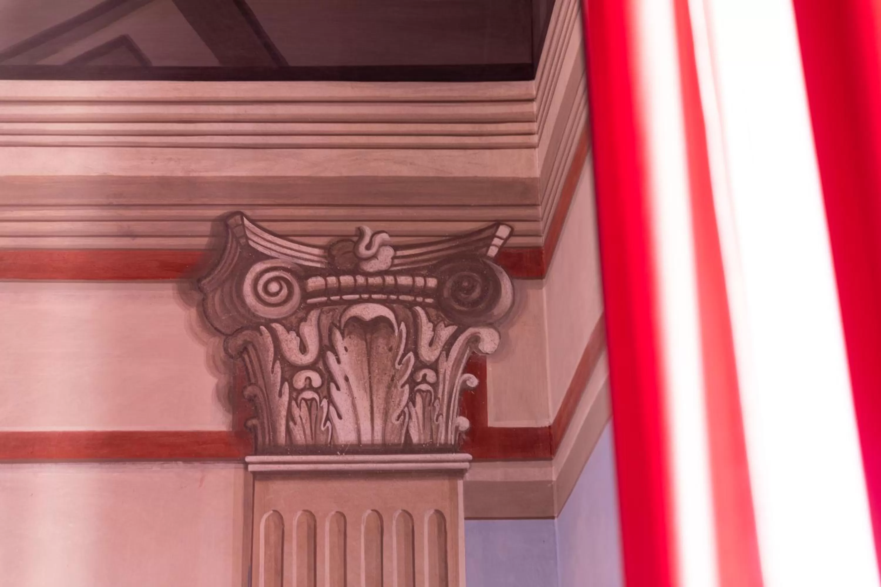 Decorative detail in Suites Trastevere