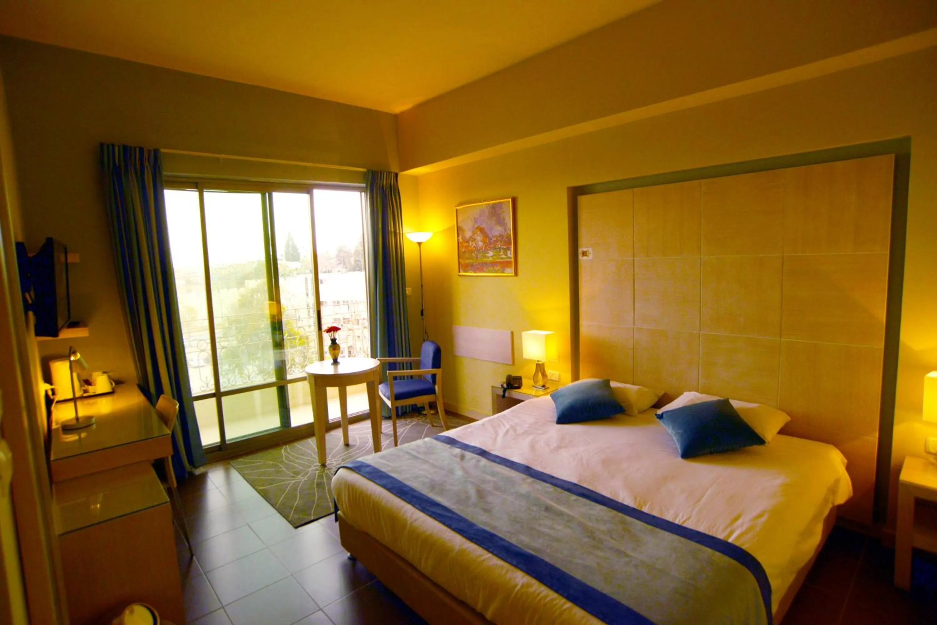 Photo of the whole room, Bed in Holy Land Hotel