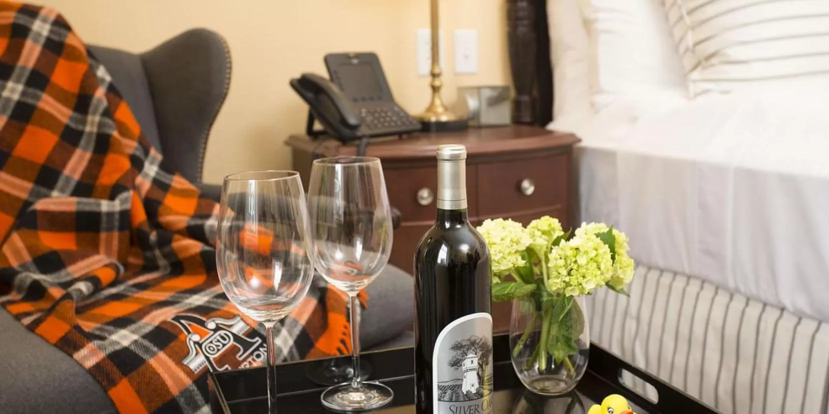 Alcoholic drinks in The Atherton Hotel at OSU