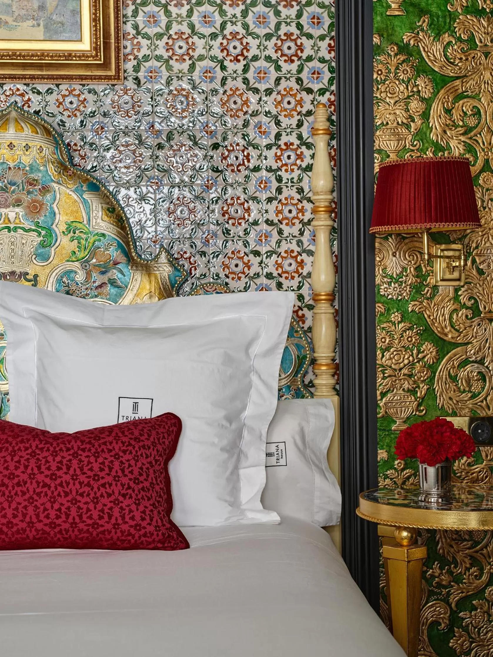 Bed in Hotel Boutique Triana House